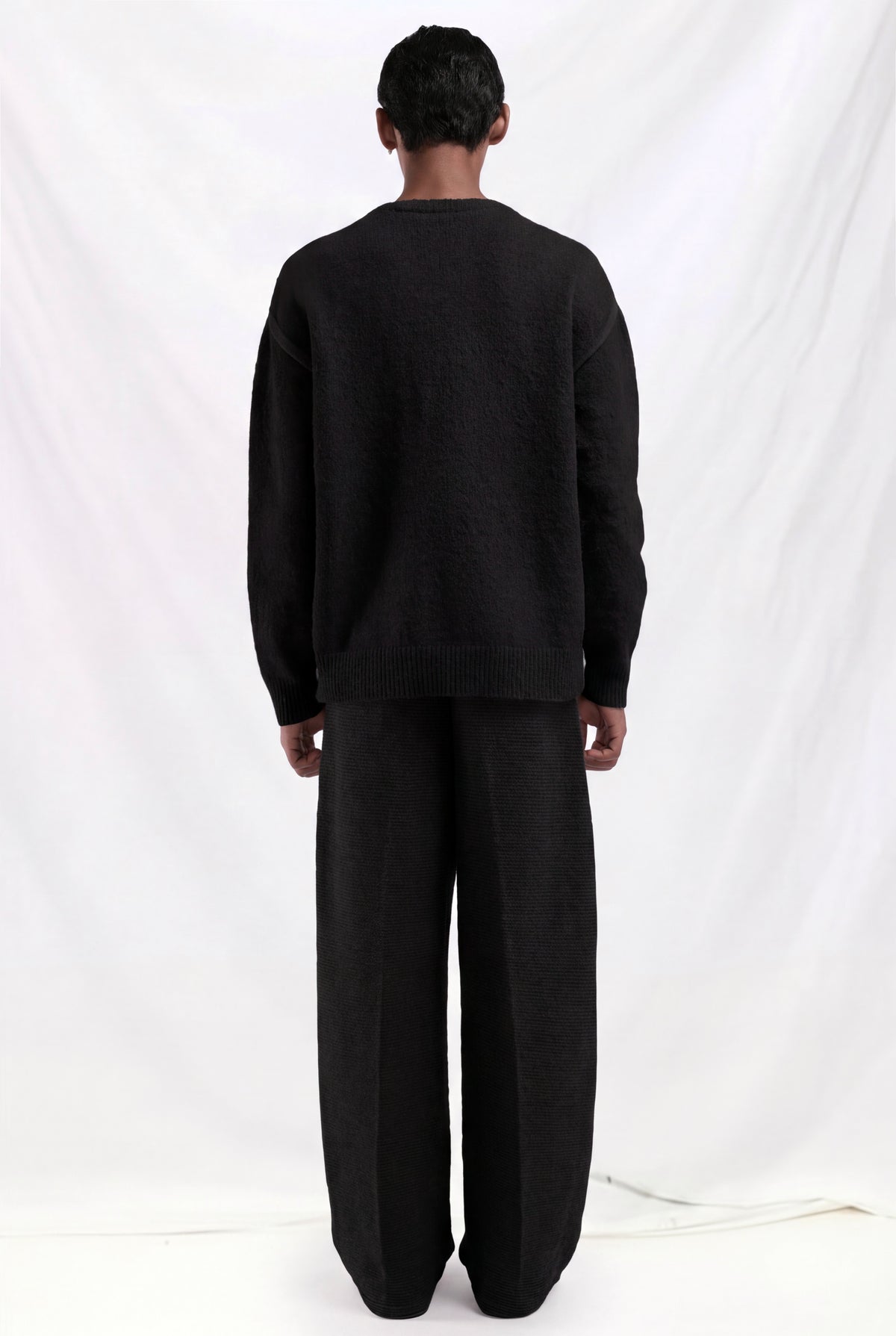 Black Node Crewneck Sweater