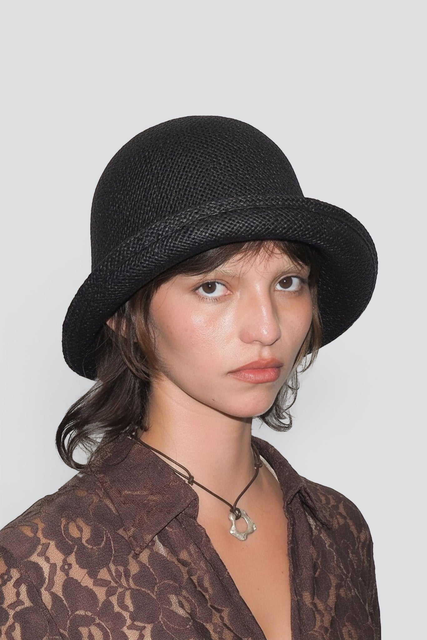 Black Crown Hat