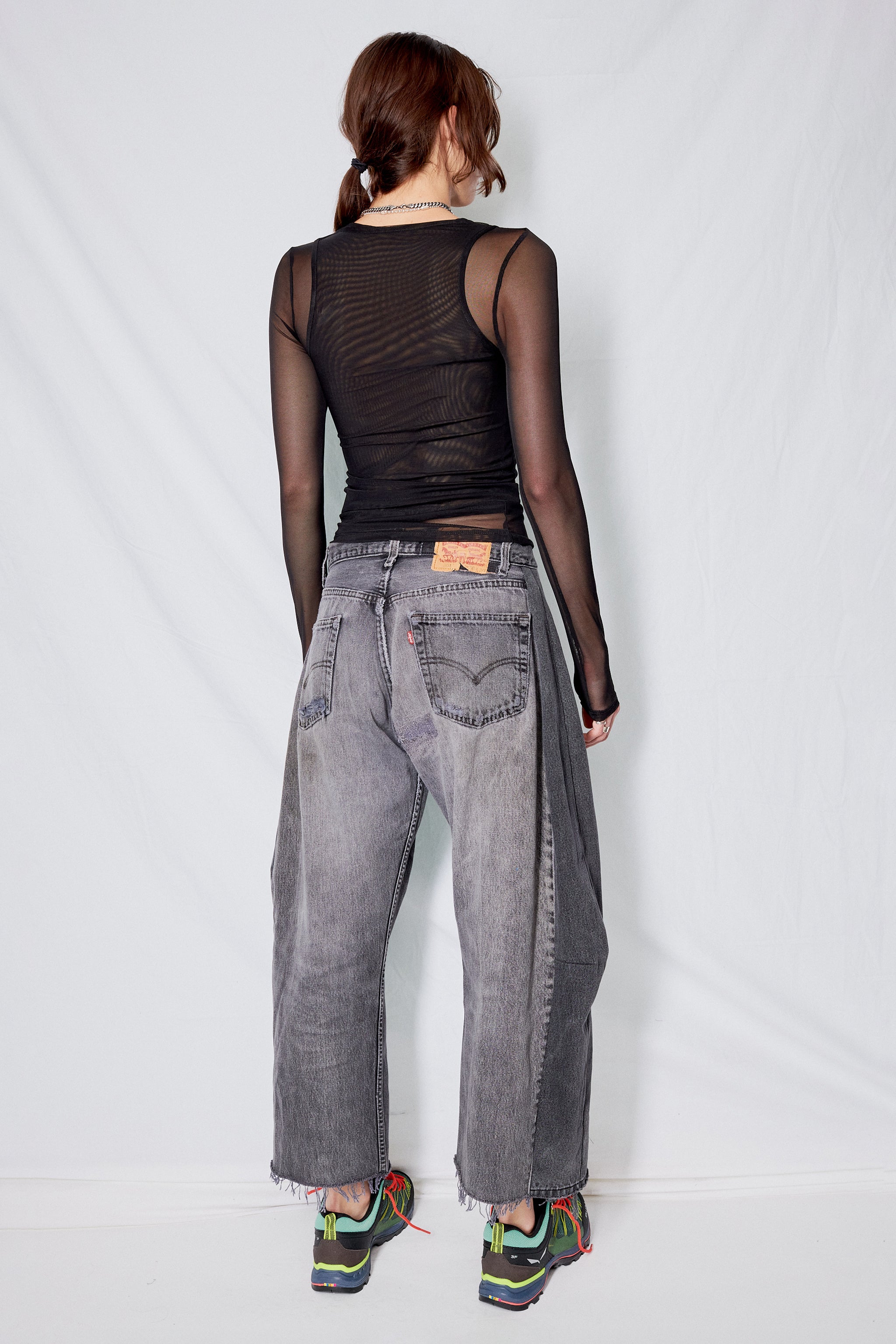 Vintage Black Reworked Lasso Jean