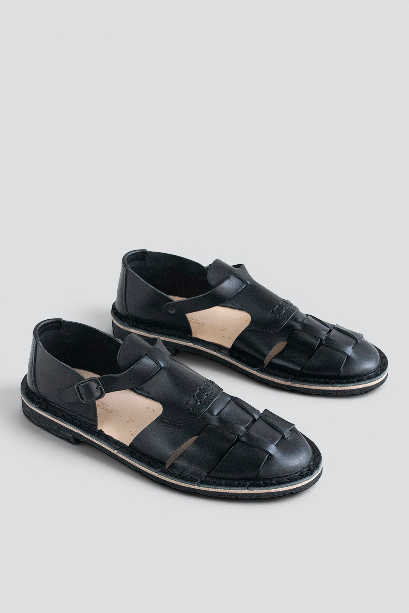 Black 10/04 Black Stitch Sandal