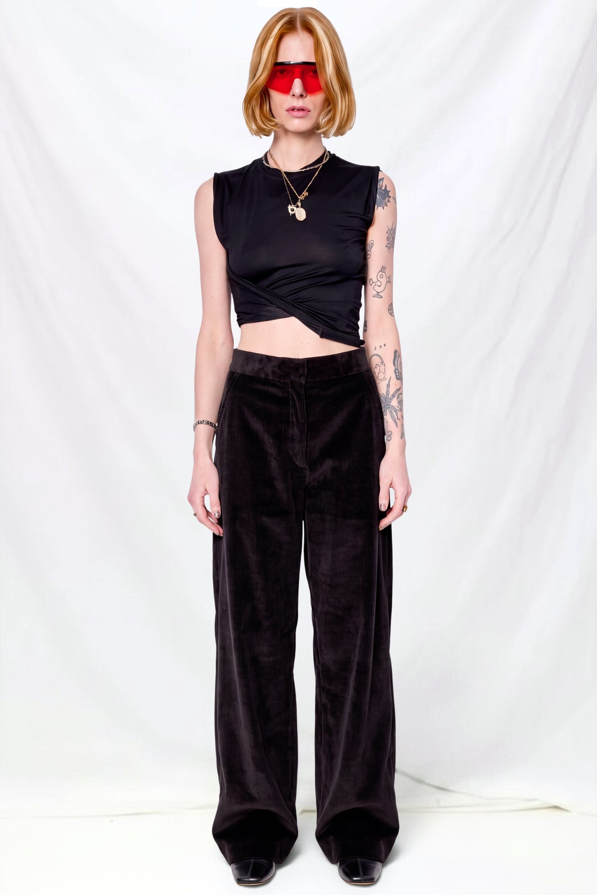 Espresso Grange Corduroy Wide Leg Pant