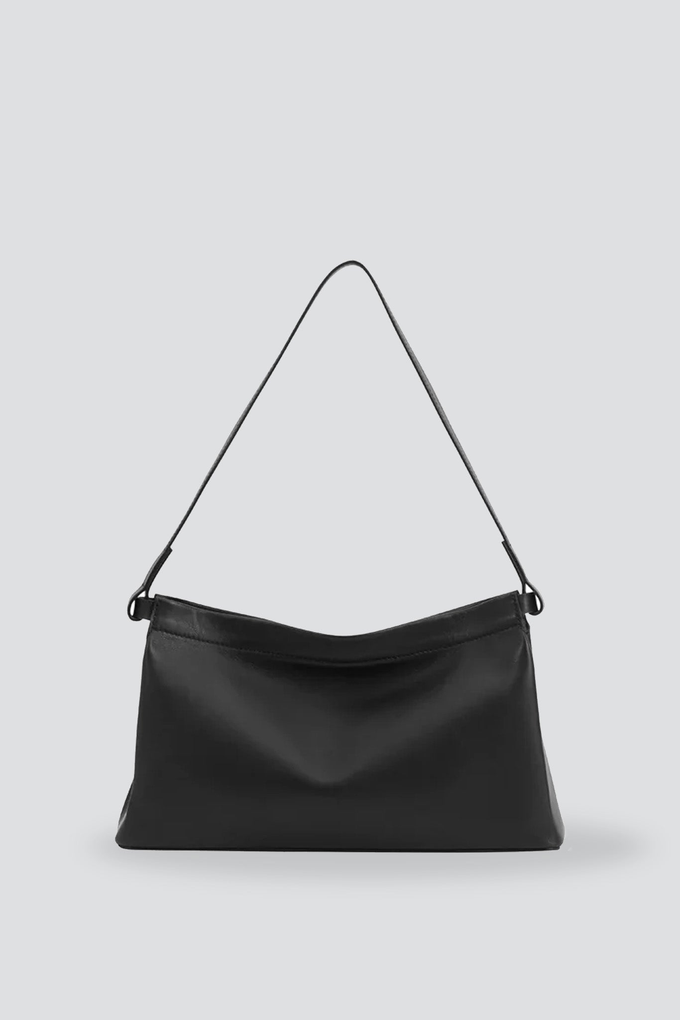 Aesther Ekme Baguette Leather Shoulder Bag In Black