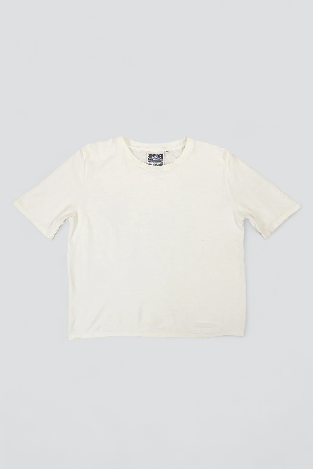 White Cropped Silverlake Tee