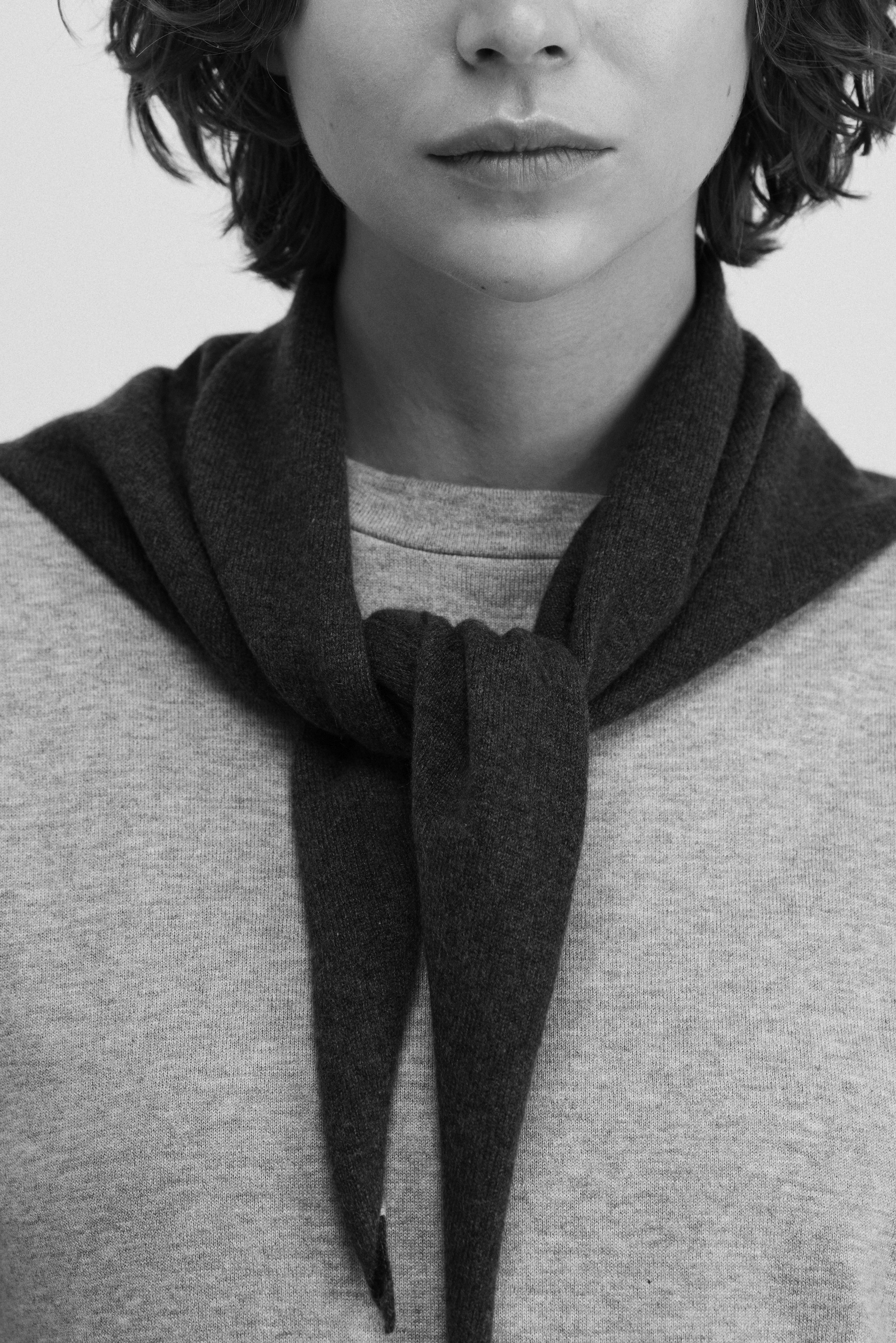 Black Triangle Scarf