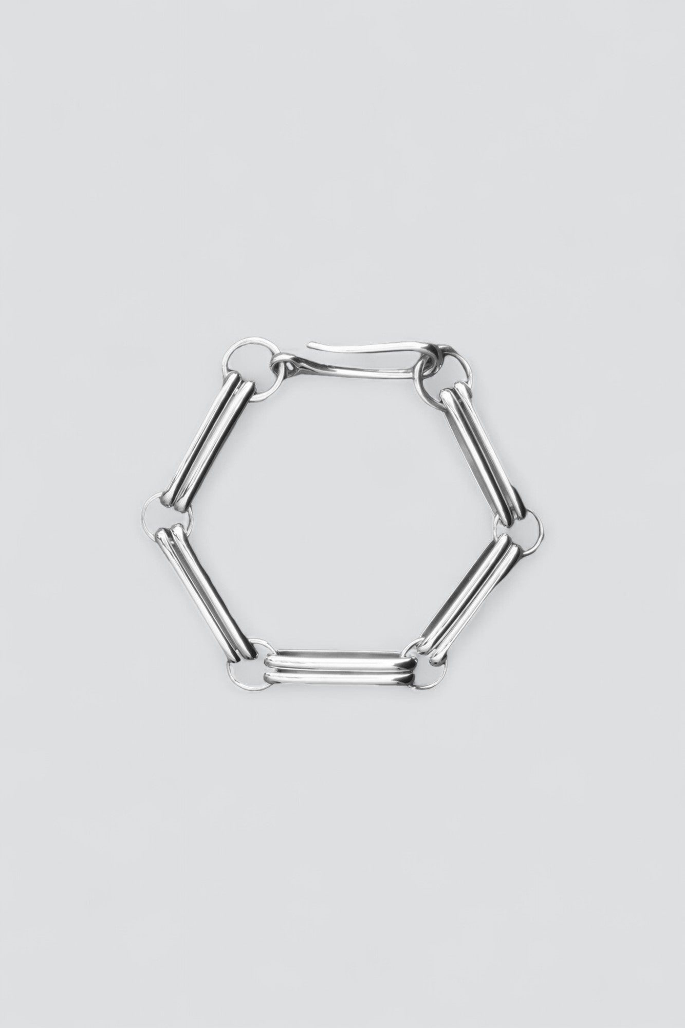 Sterling Silver Twin Link Bracelet