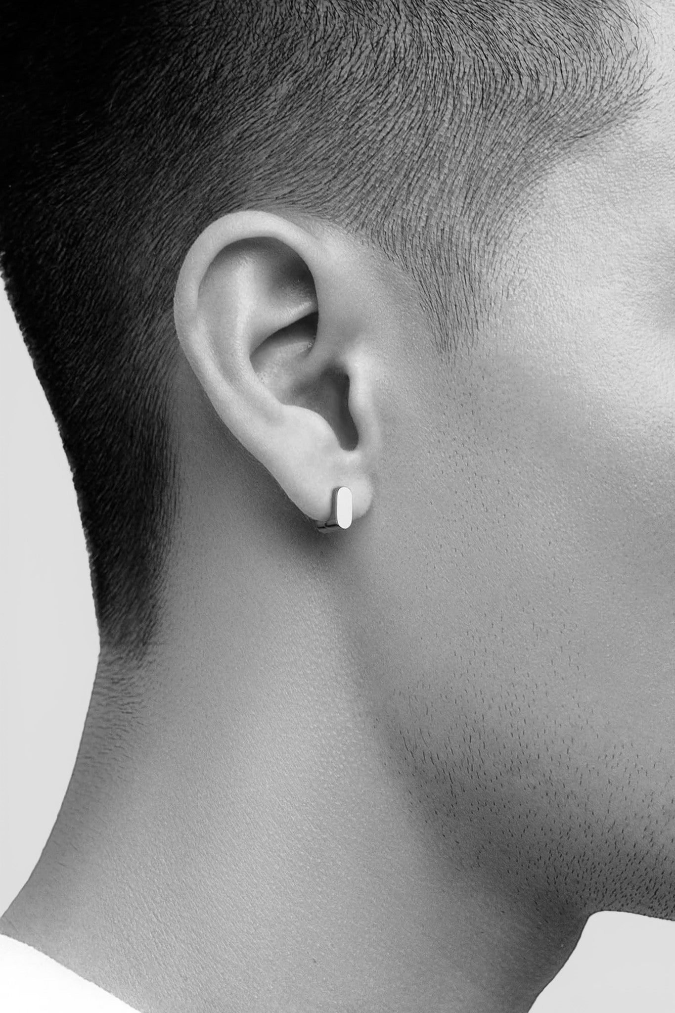 Sterling Silver Tyson Huggie Earring