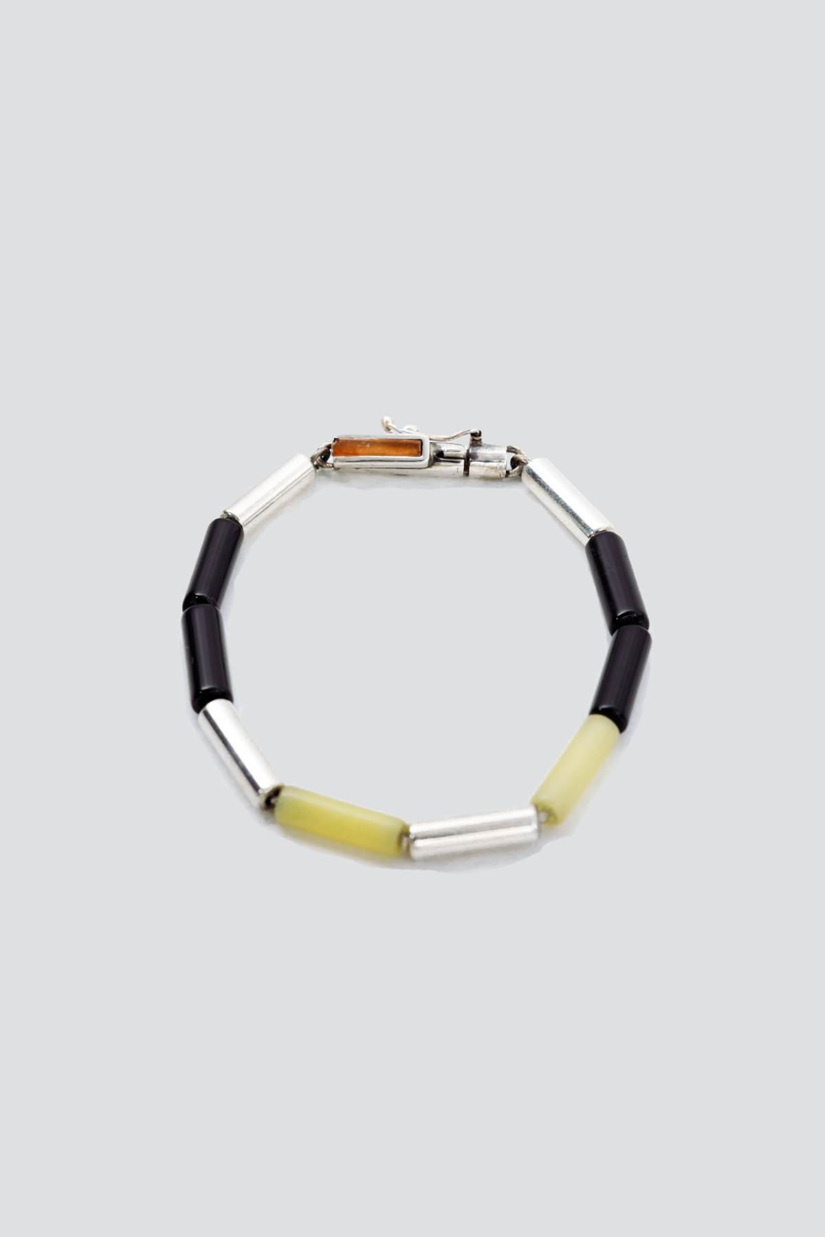 Sterling Silver/Onyx/Lemon Sofi Bracelet
