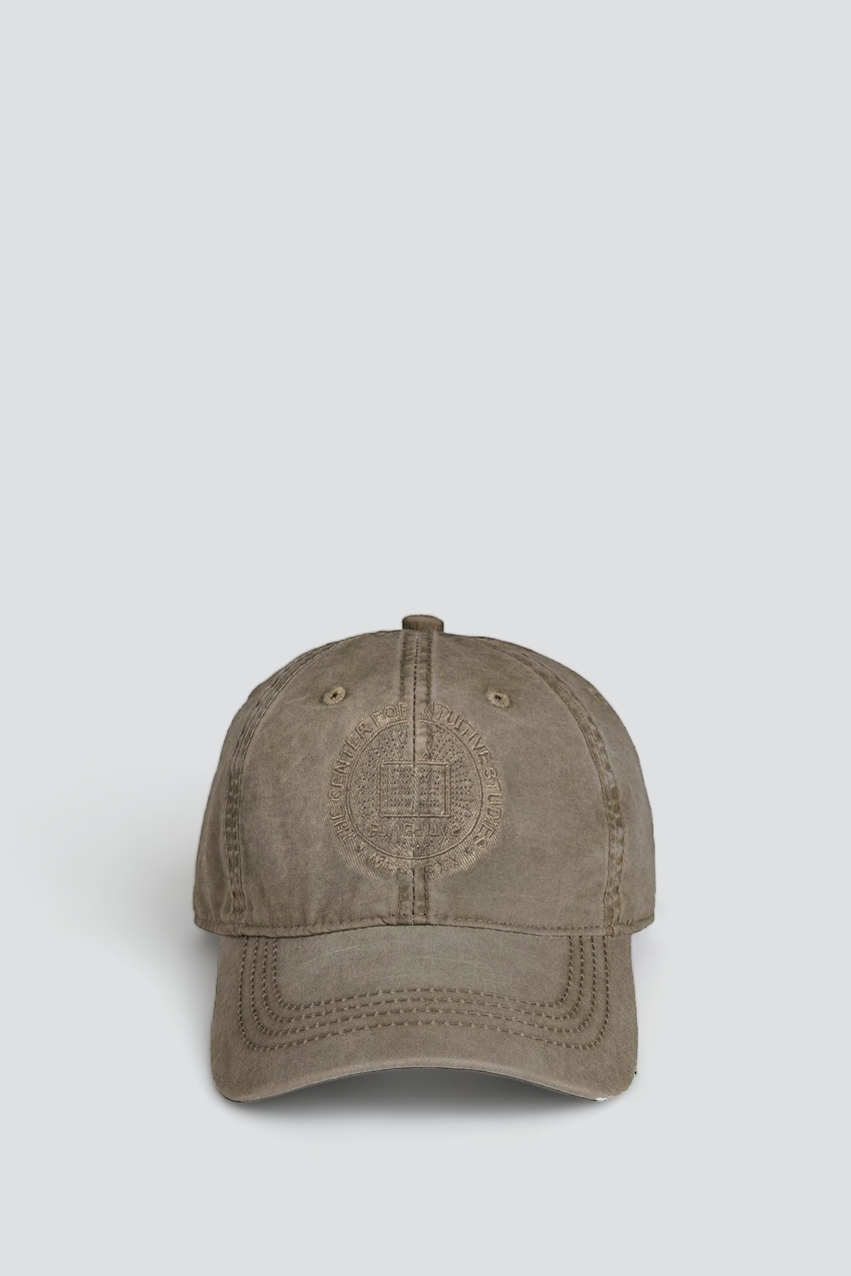 The Center for Intuitive Studies Circle Logo Hat - Washed Khaki