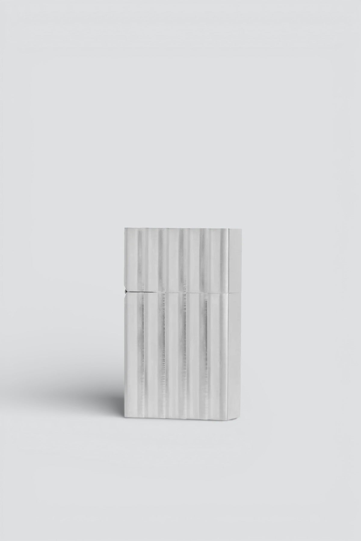 Aluminum Wave Hard-Edge Petrol Lighter