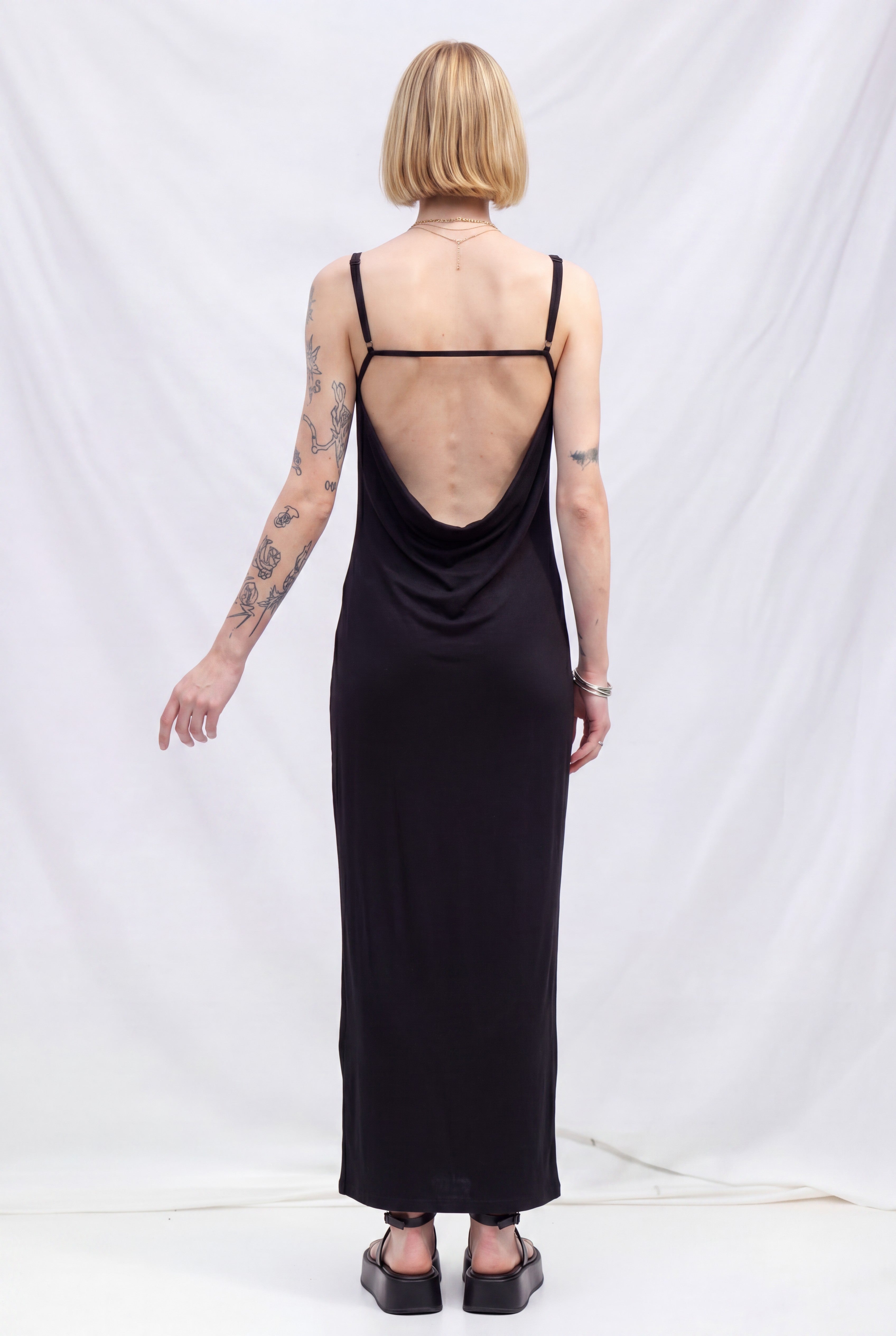 Black Nightline Long Dress