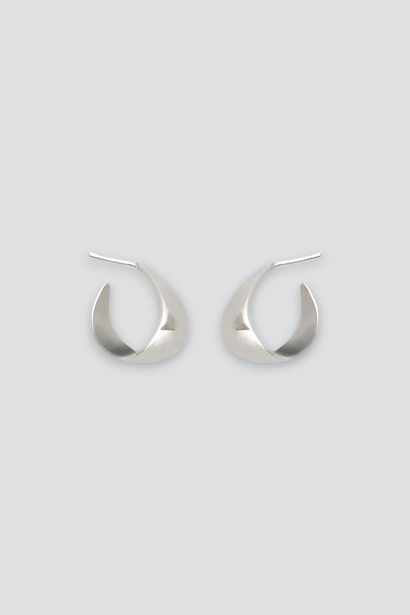 Silver Aleta Small Hoops