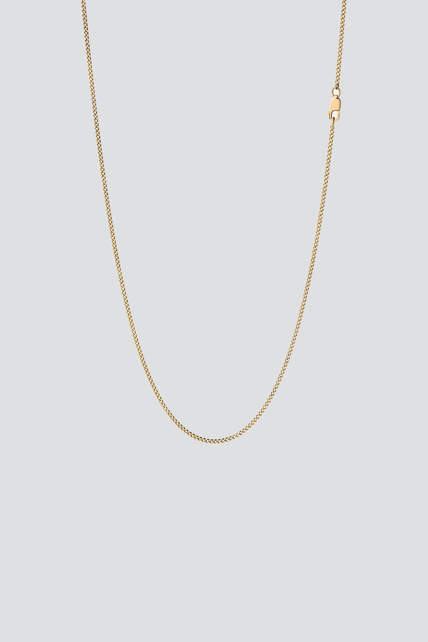 Gold Vermeil 1.3mm Cuban Chain Necklace
