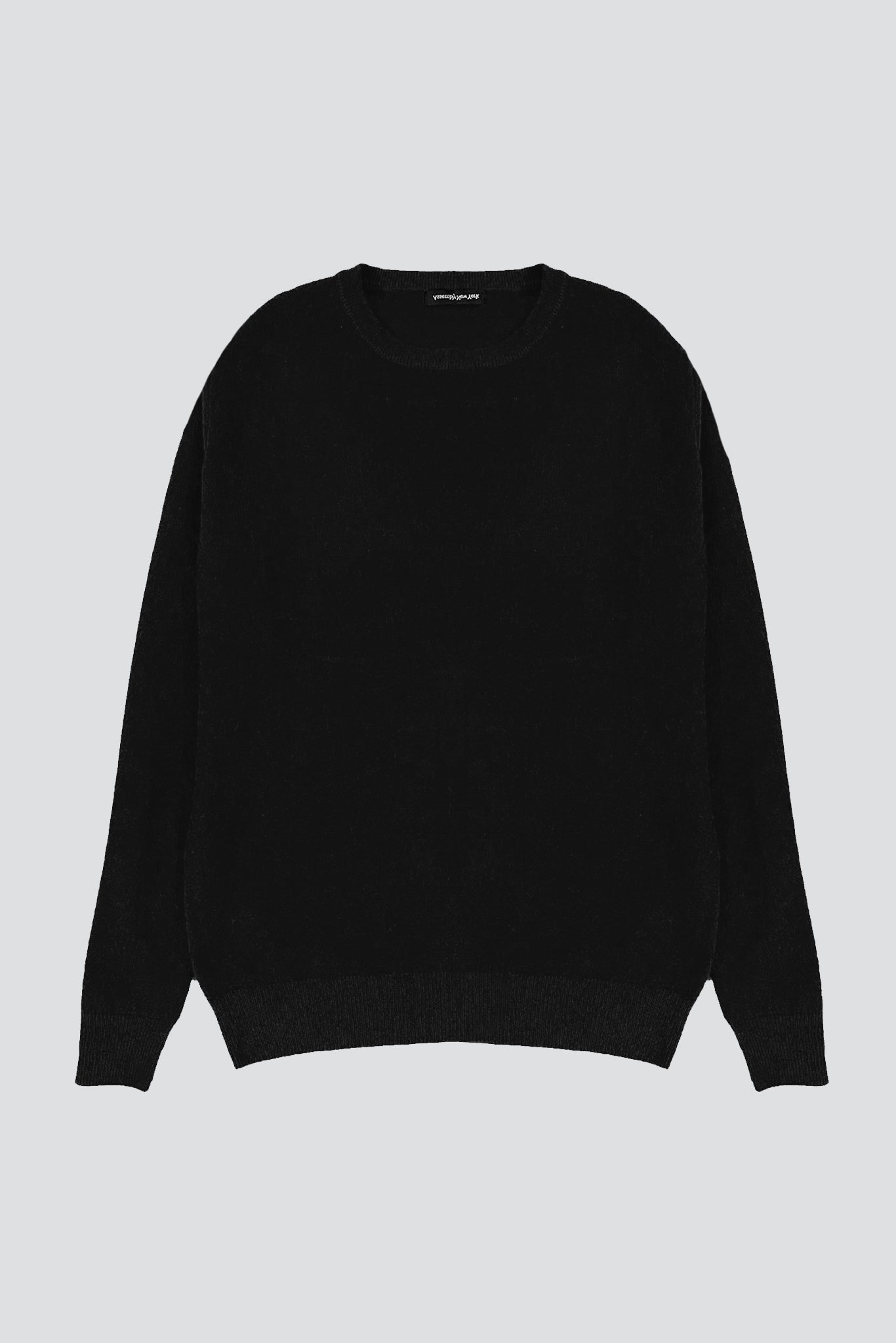 Black Cashmere Crewneck