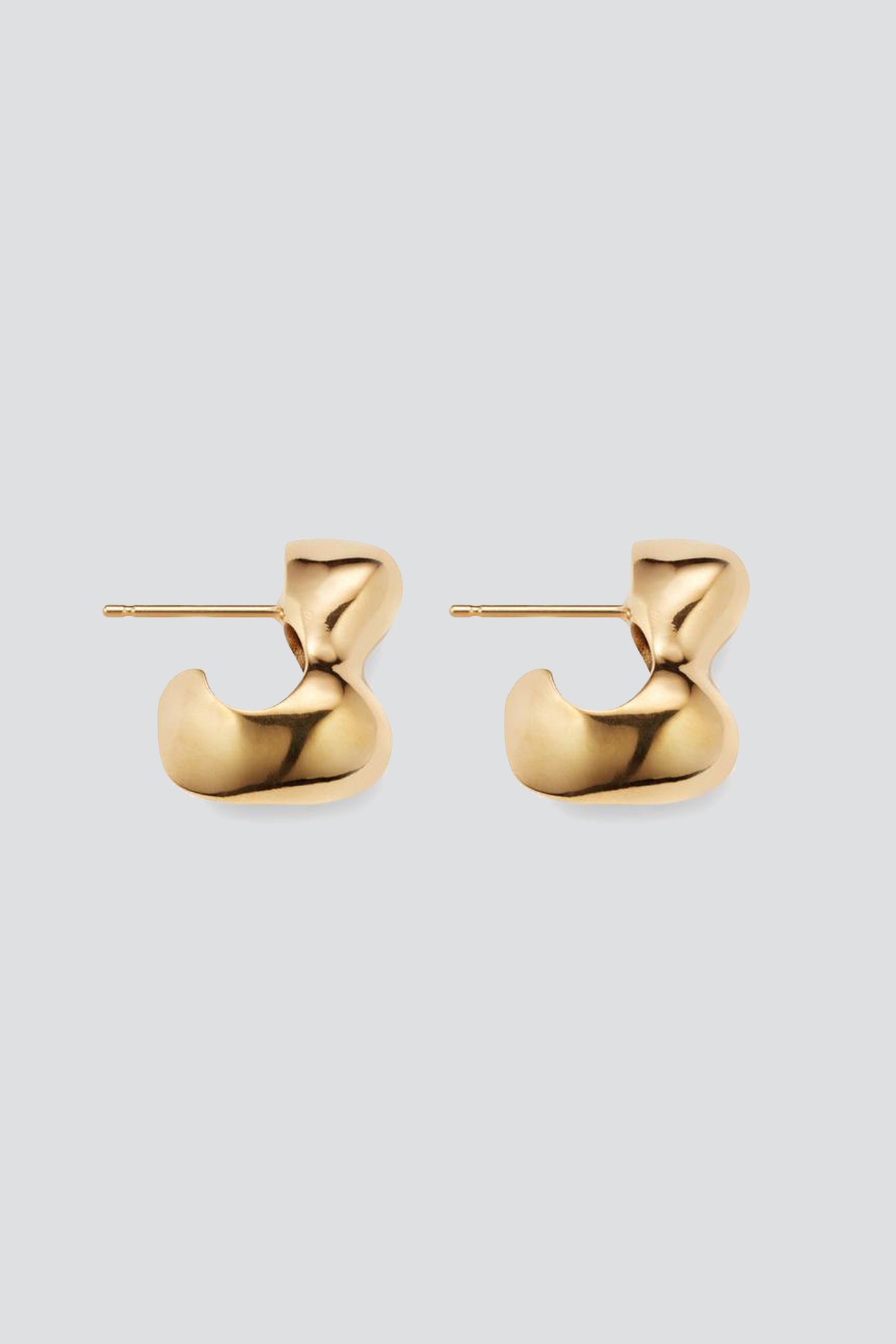 Gold Vermeil Small Bubble Hoops