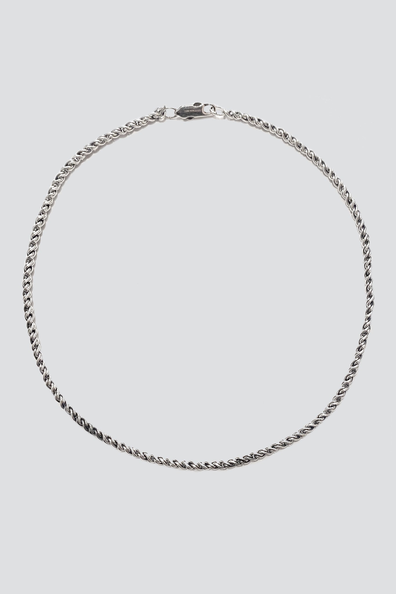 Sterling Silver Heavy Braided Chain