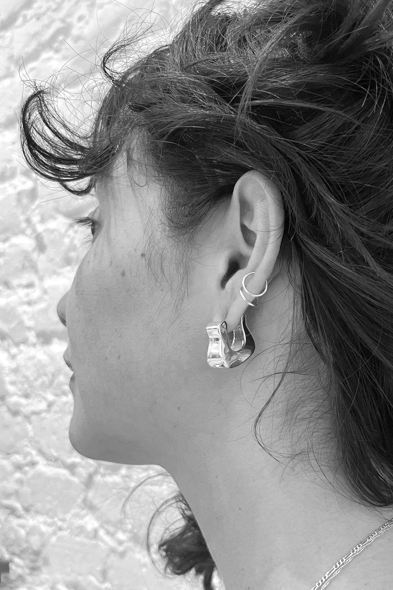 Sterling Silver Hoof Earrings