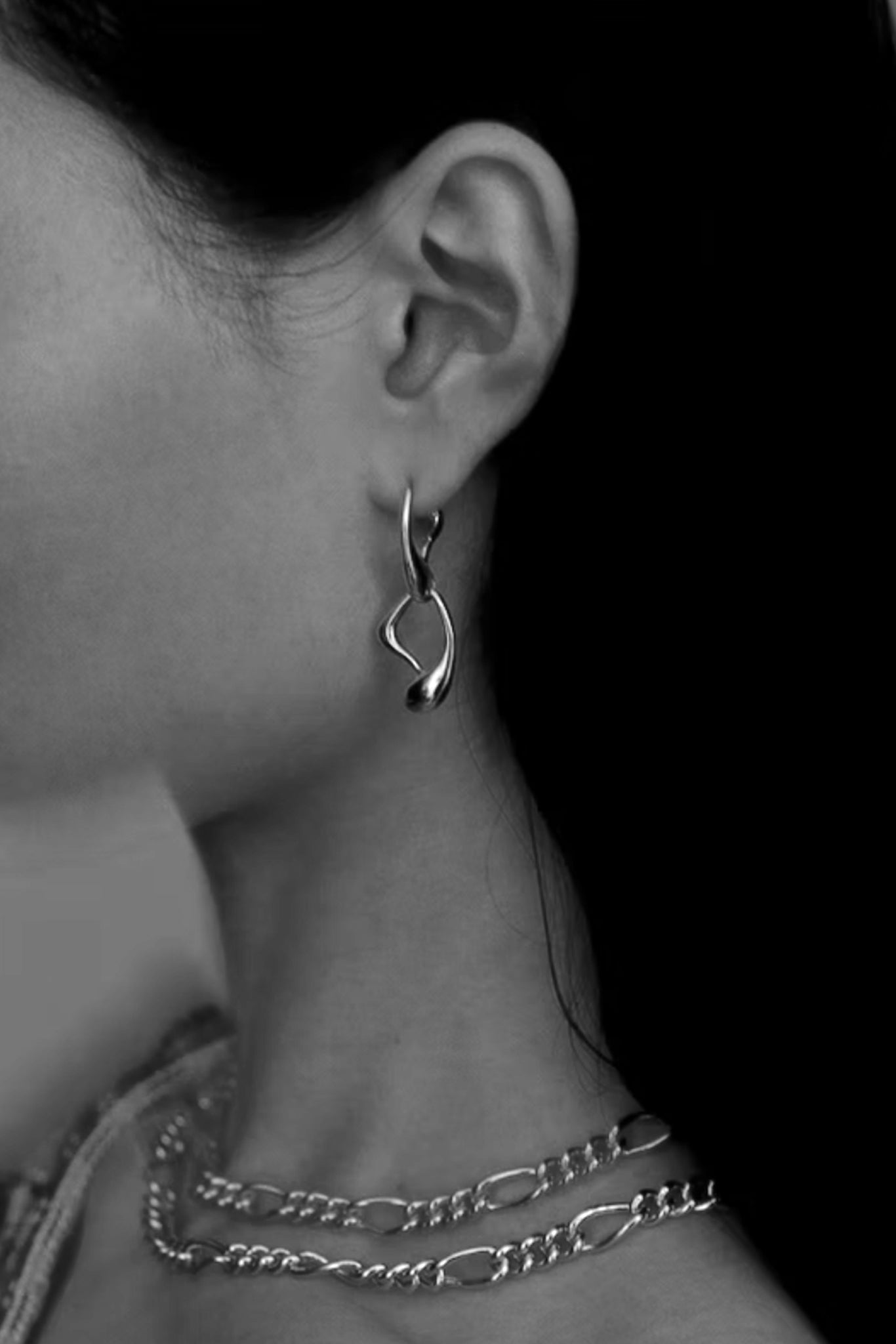 Silver Adish Earring