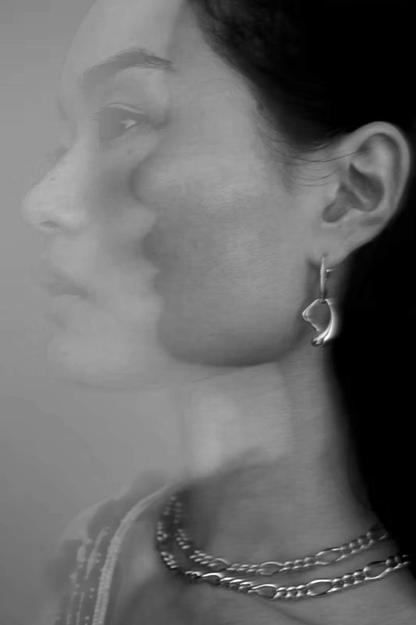 Silver Adish Earring