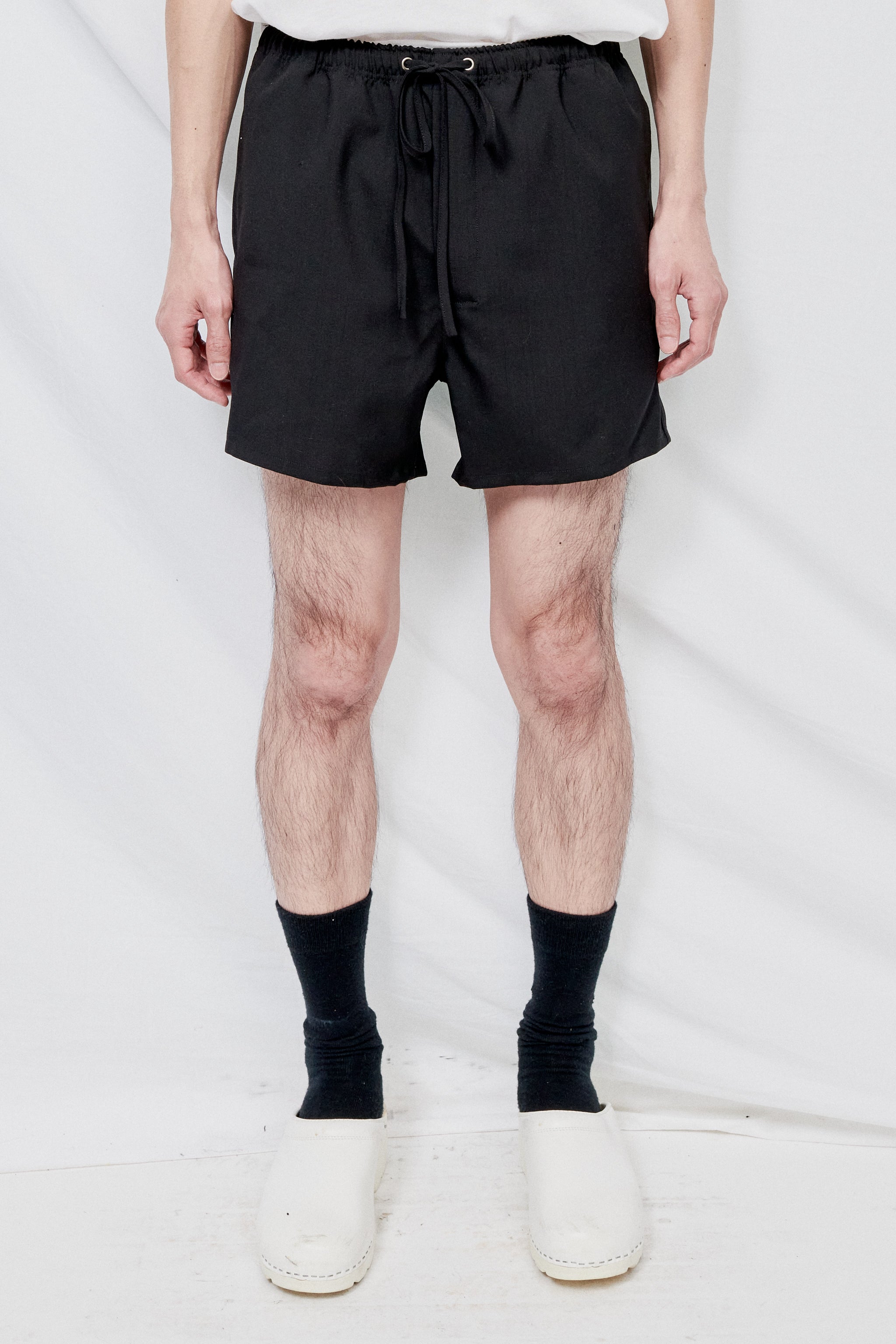 Black Suiting Camp Short