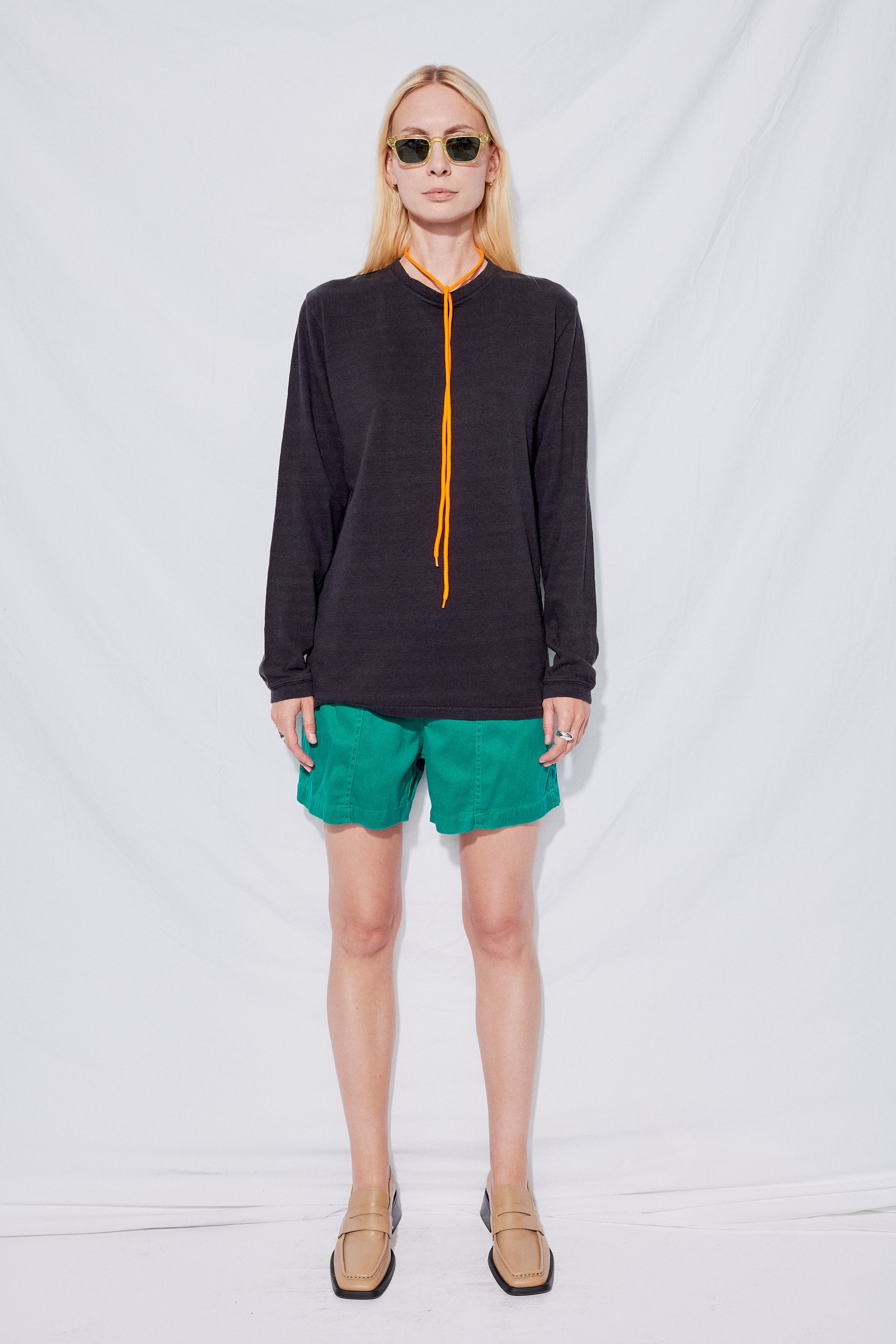 Black Baja Long Sleeve Tee