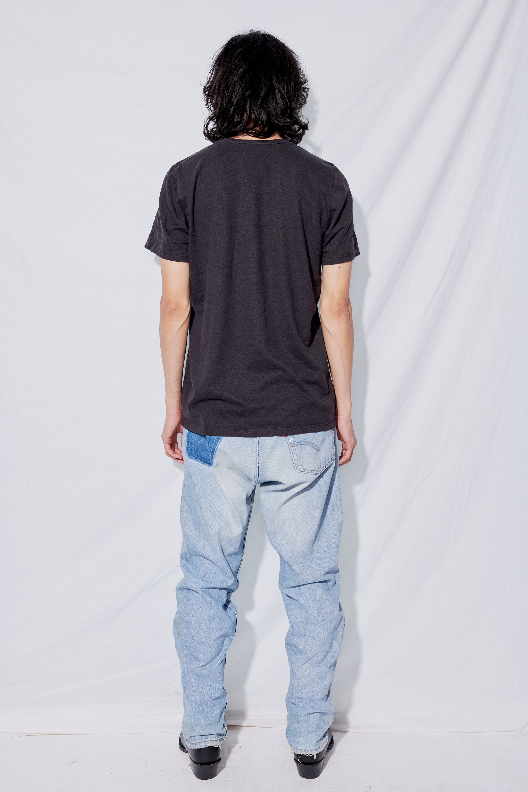 Black Hemp Baja Tee