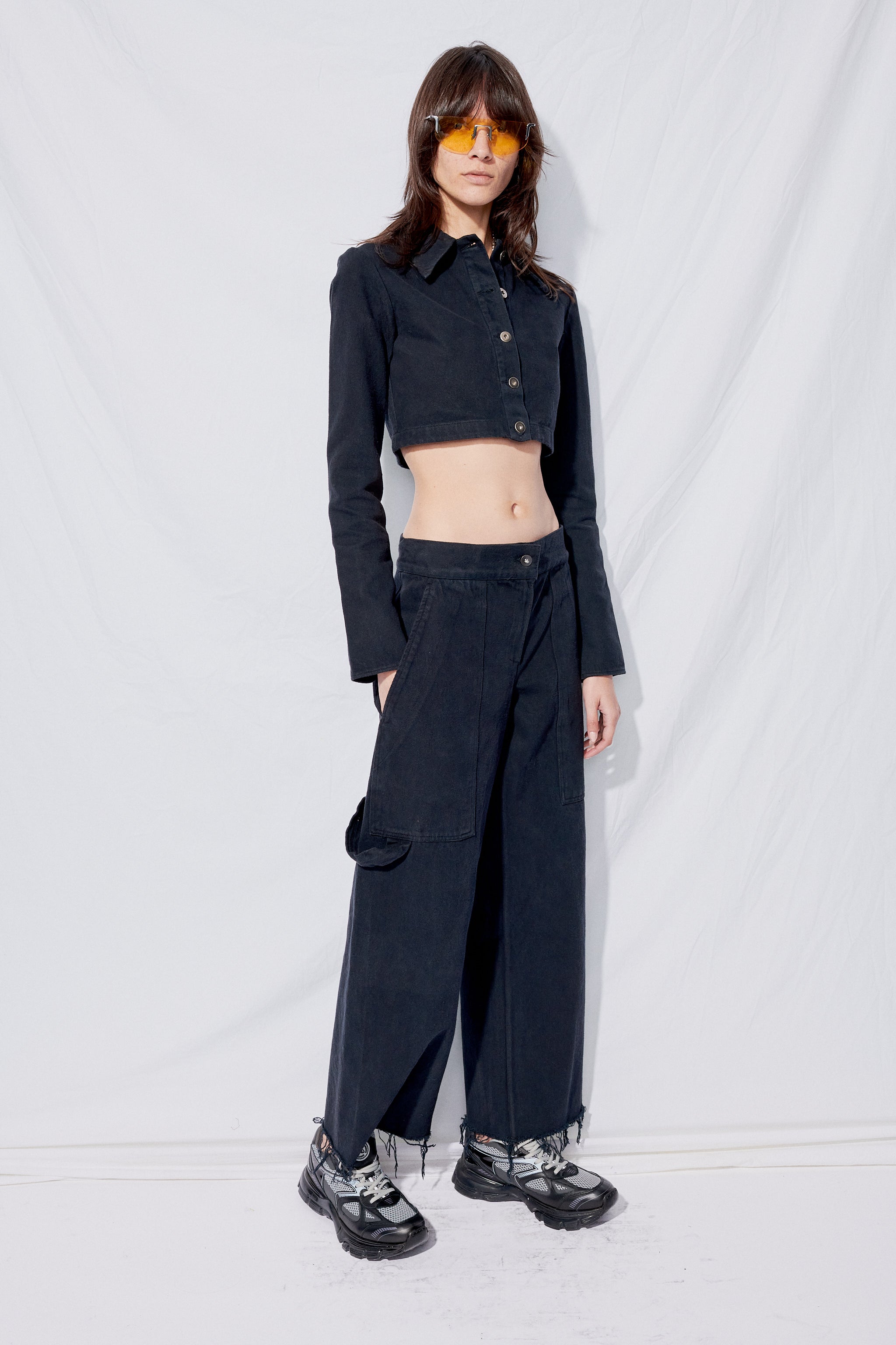 ン 大人気 新品 ノ Black Overdye York New Assembly - Pant Simple Denim パンツ