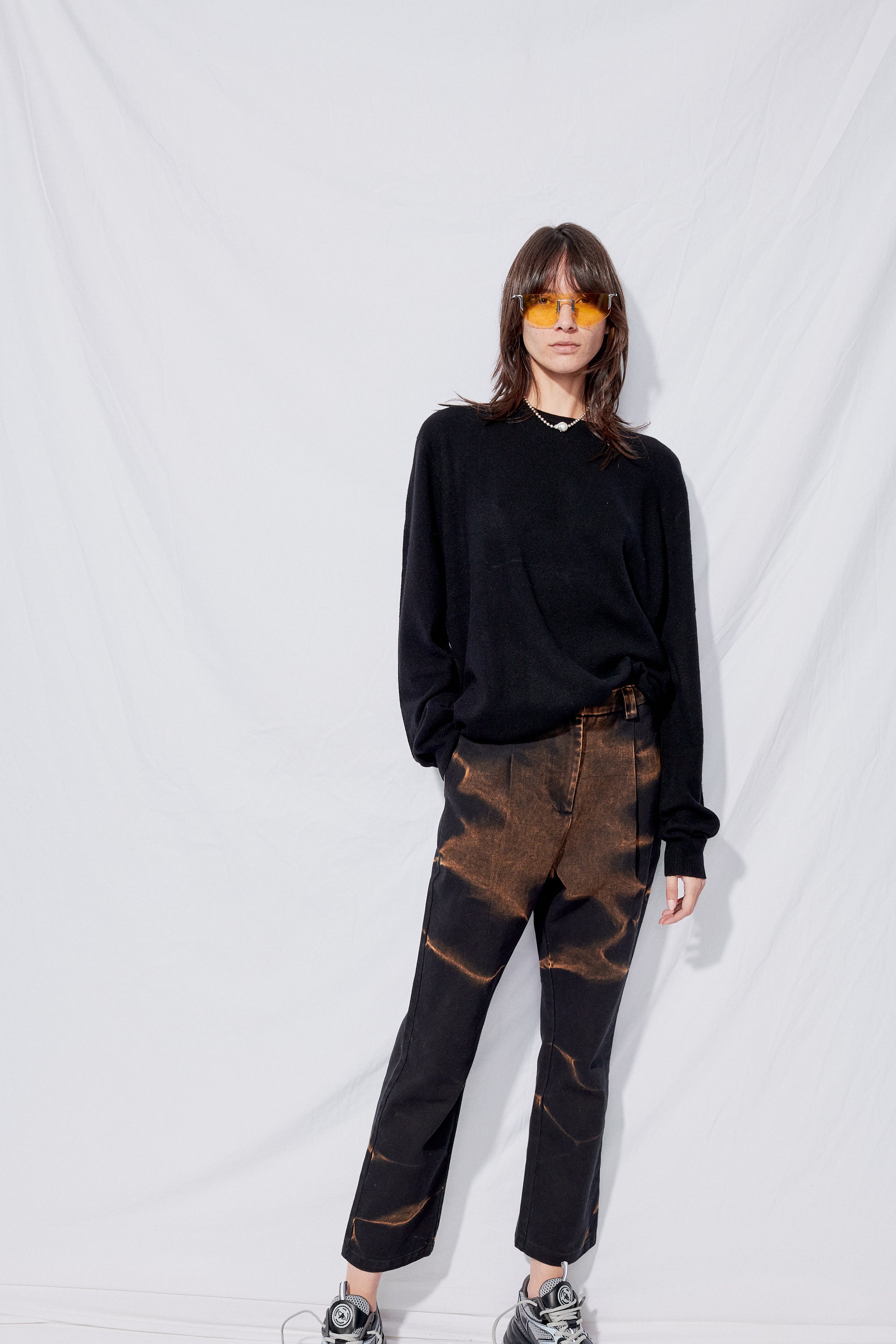 Black Cashmere Crewneck