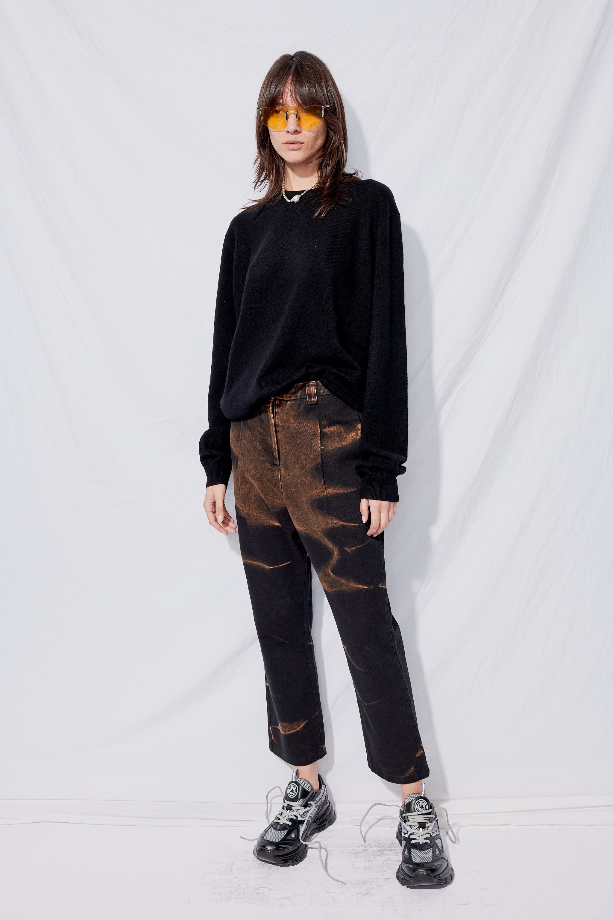 Black Cashmere Crewneck