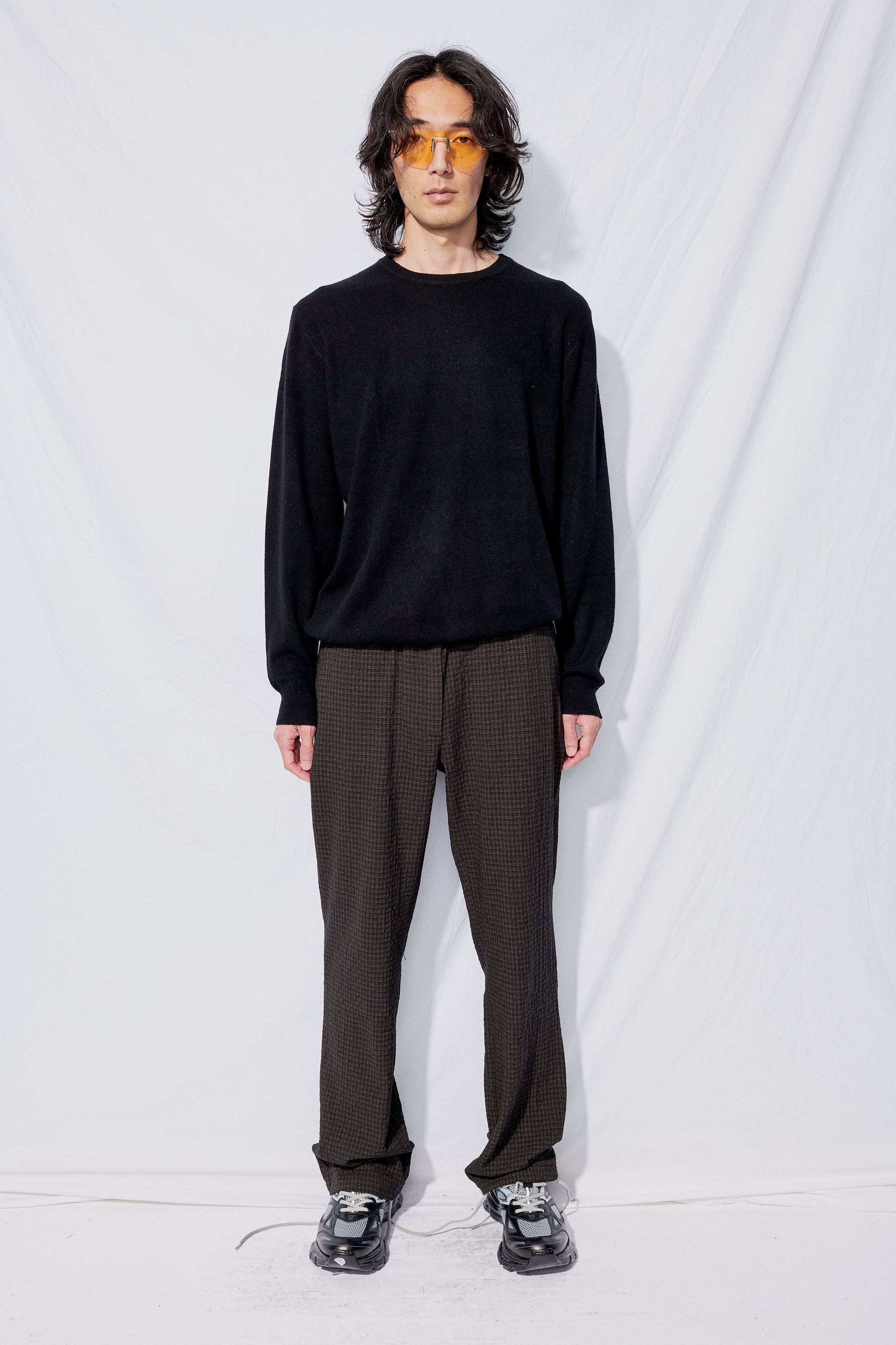 Black Cashmere Crewneck