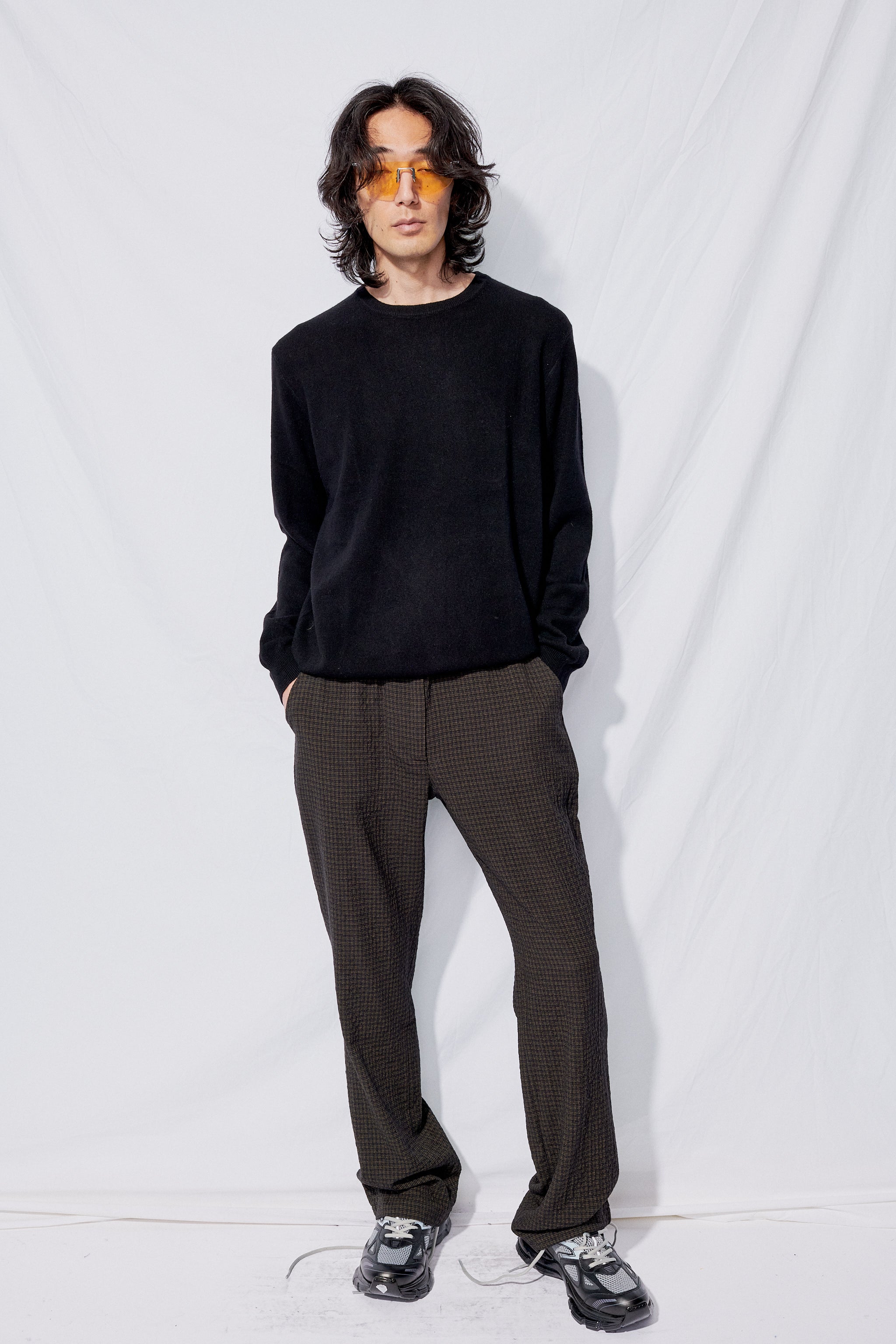 Black Cashmere Crewneck