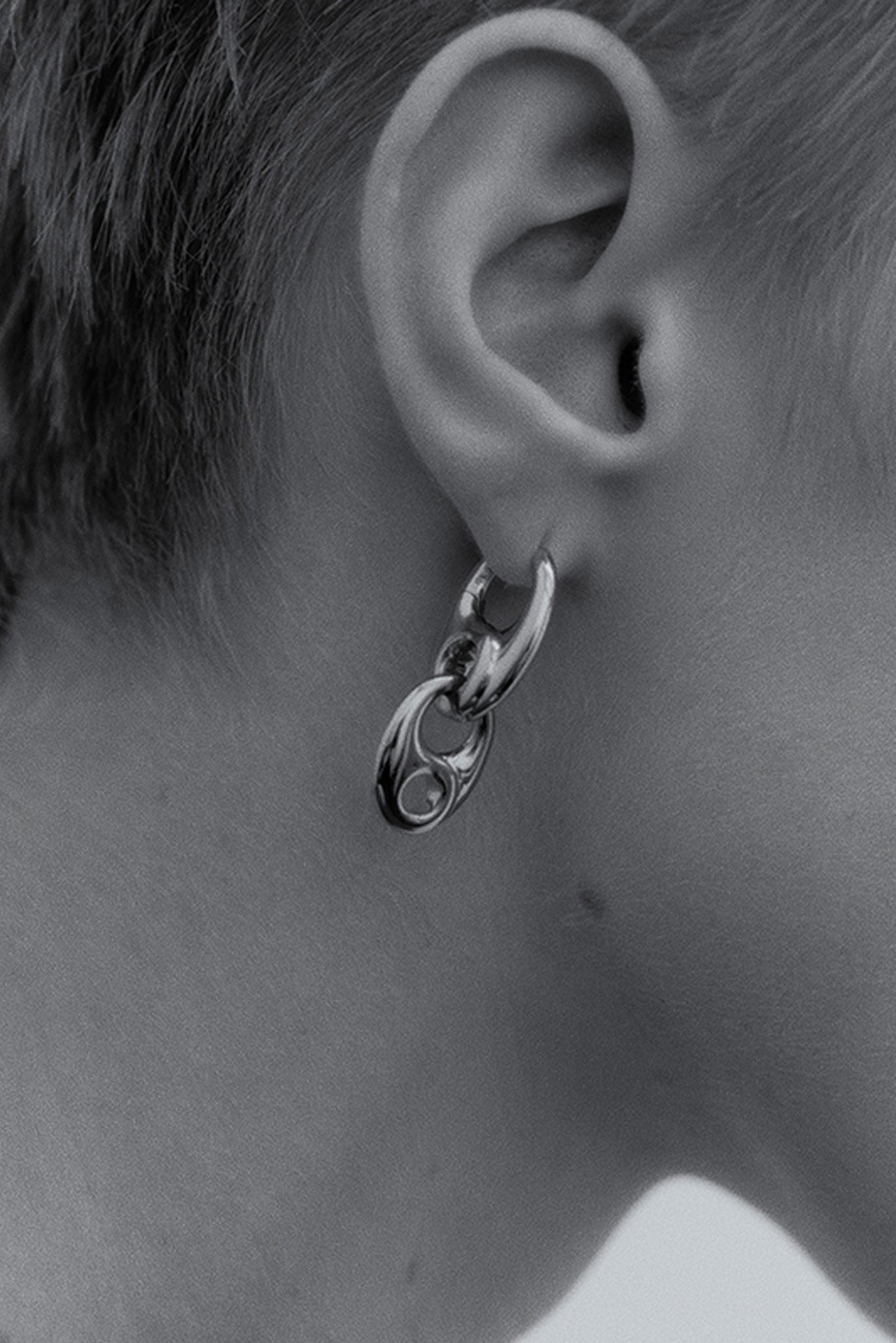 Silver Ballroom Earring
