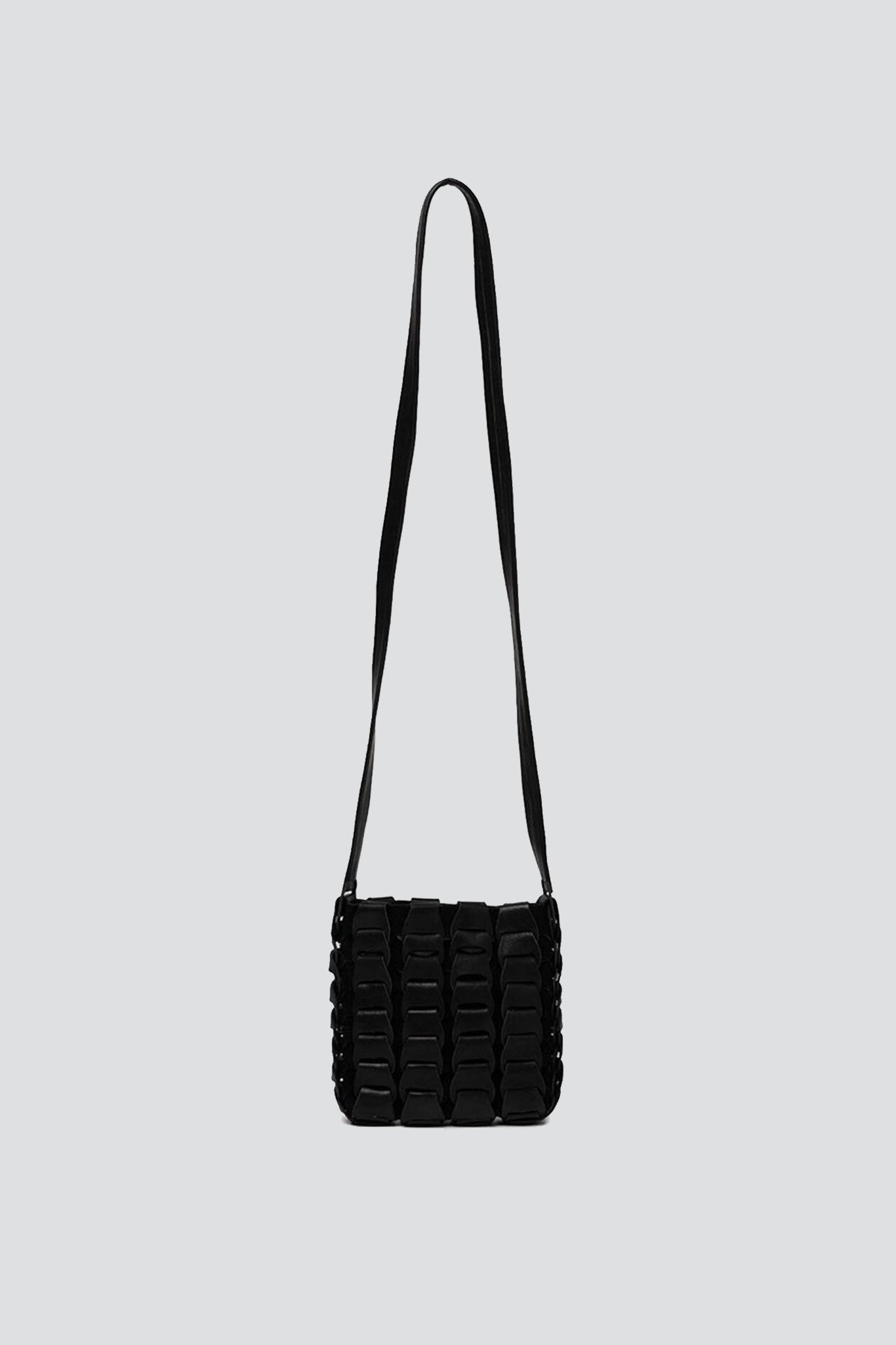 Black Mini Basket Bag Tote