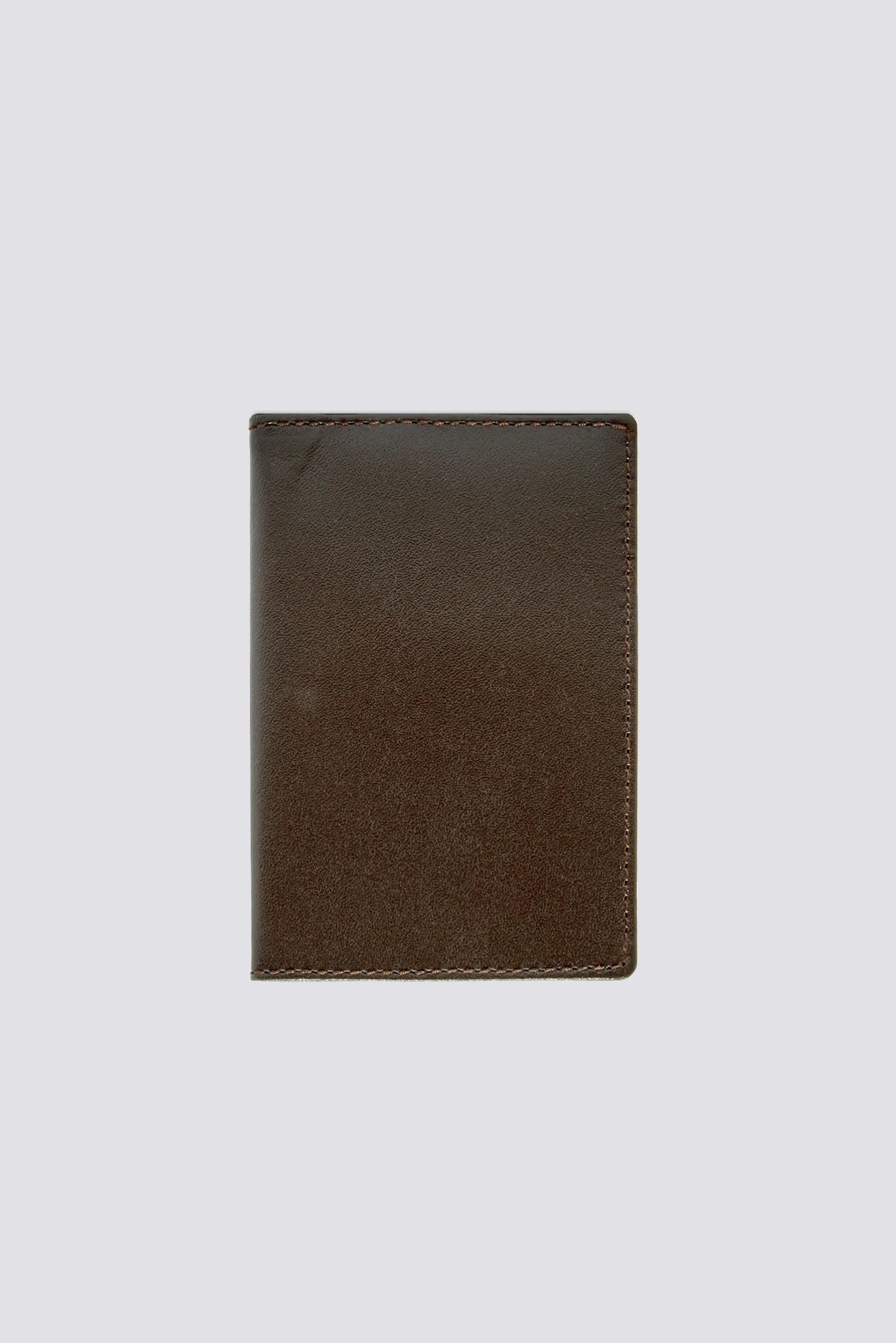 Leather Bi-Fold Wallet - Brown - SA6400