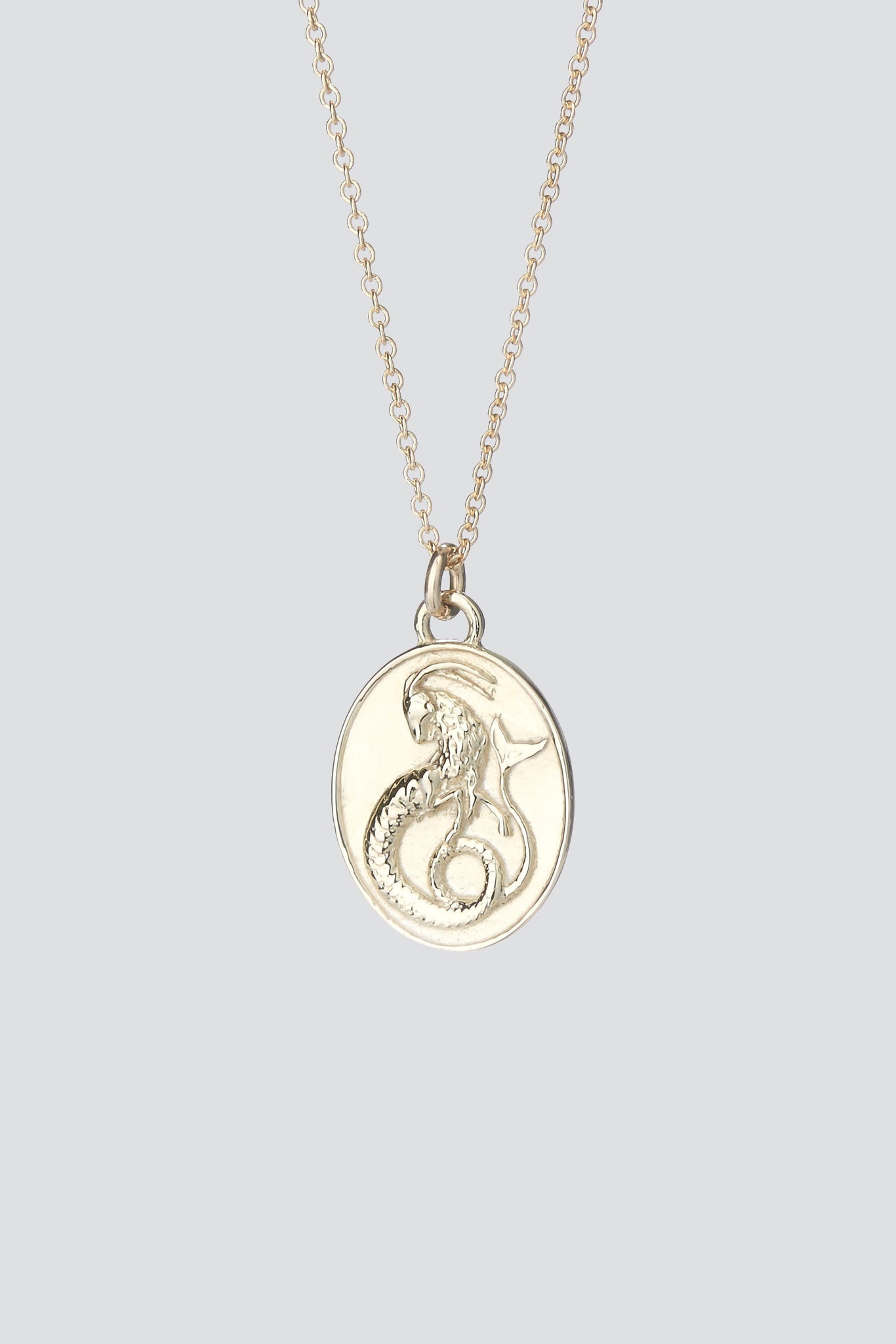 Gold Capricorn Necklace