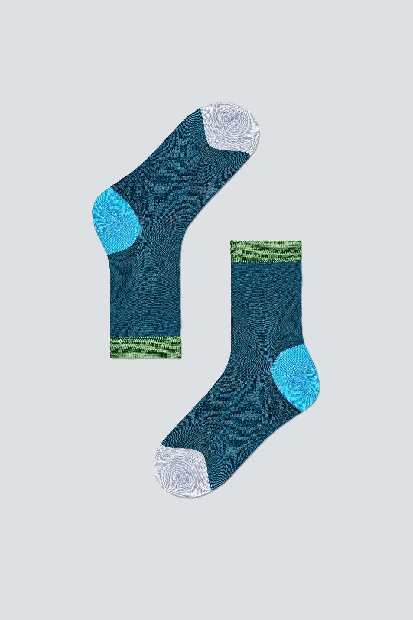 Grace Ankle Sock - Turquoise