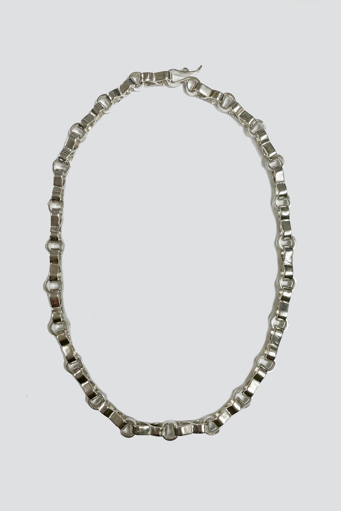 Sterling Silver Heavy Link Necklace