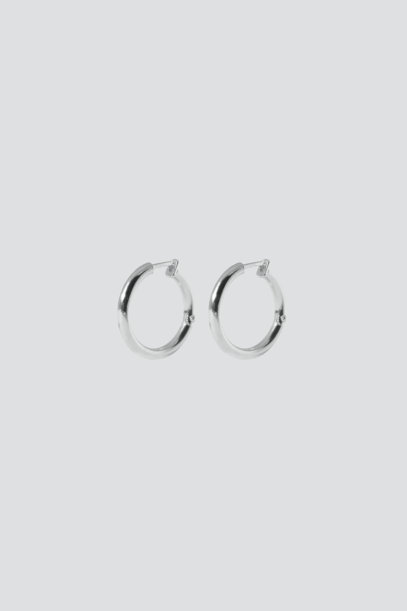 Sterling Silver Arco Hoops