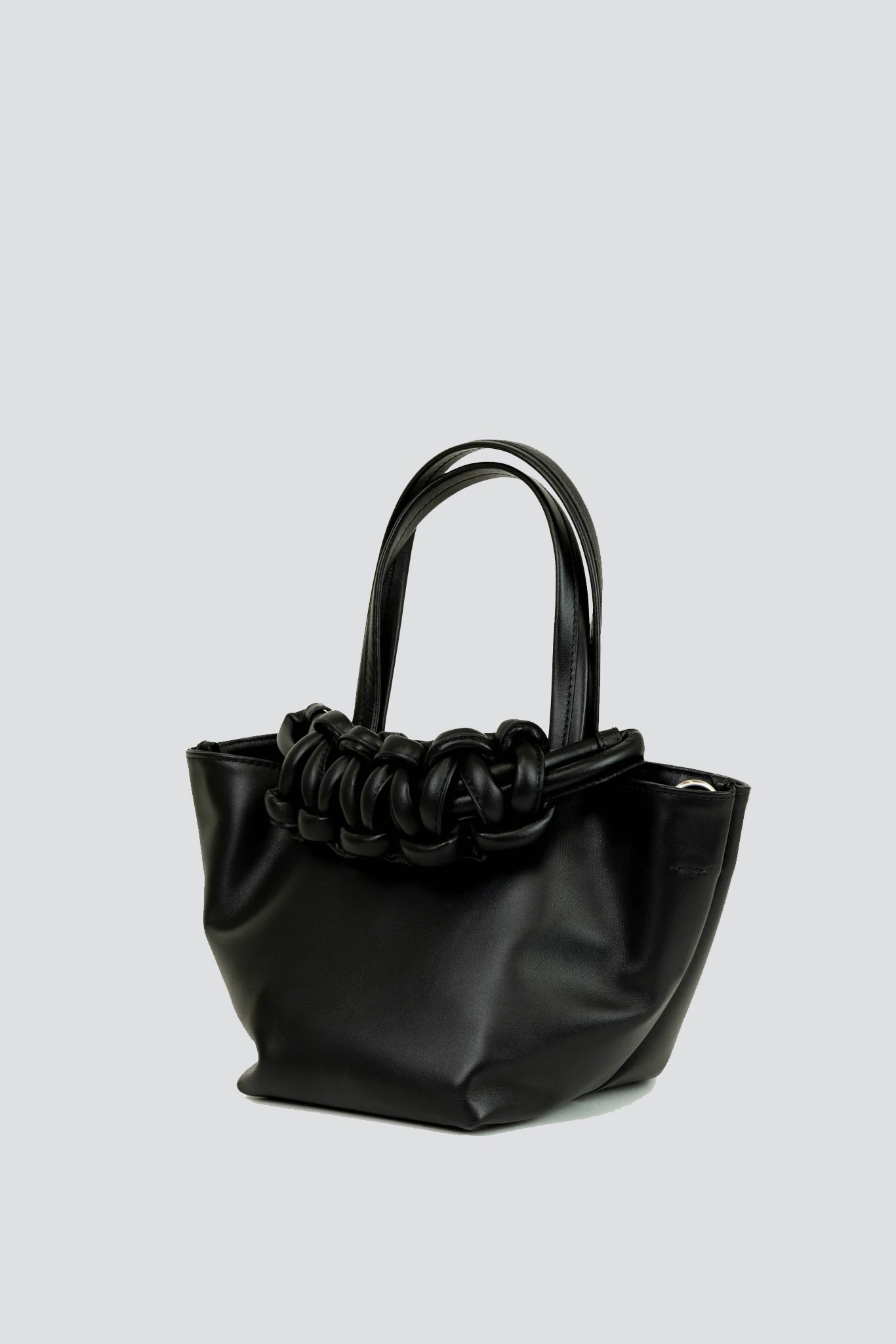Black Leather Pazar Chisai Tote