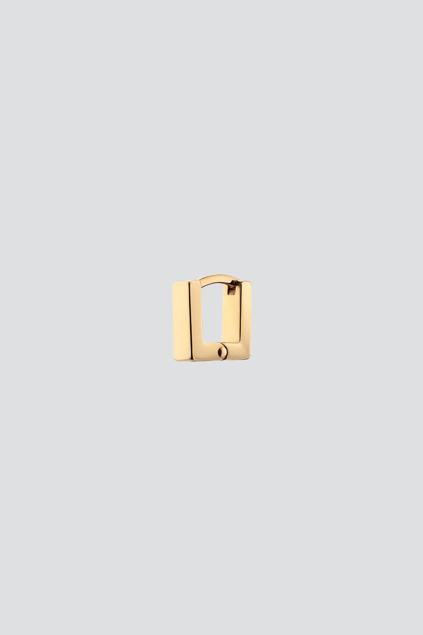 Gold Vermeil Scatola Huggie Earring