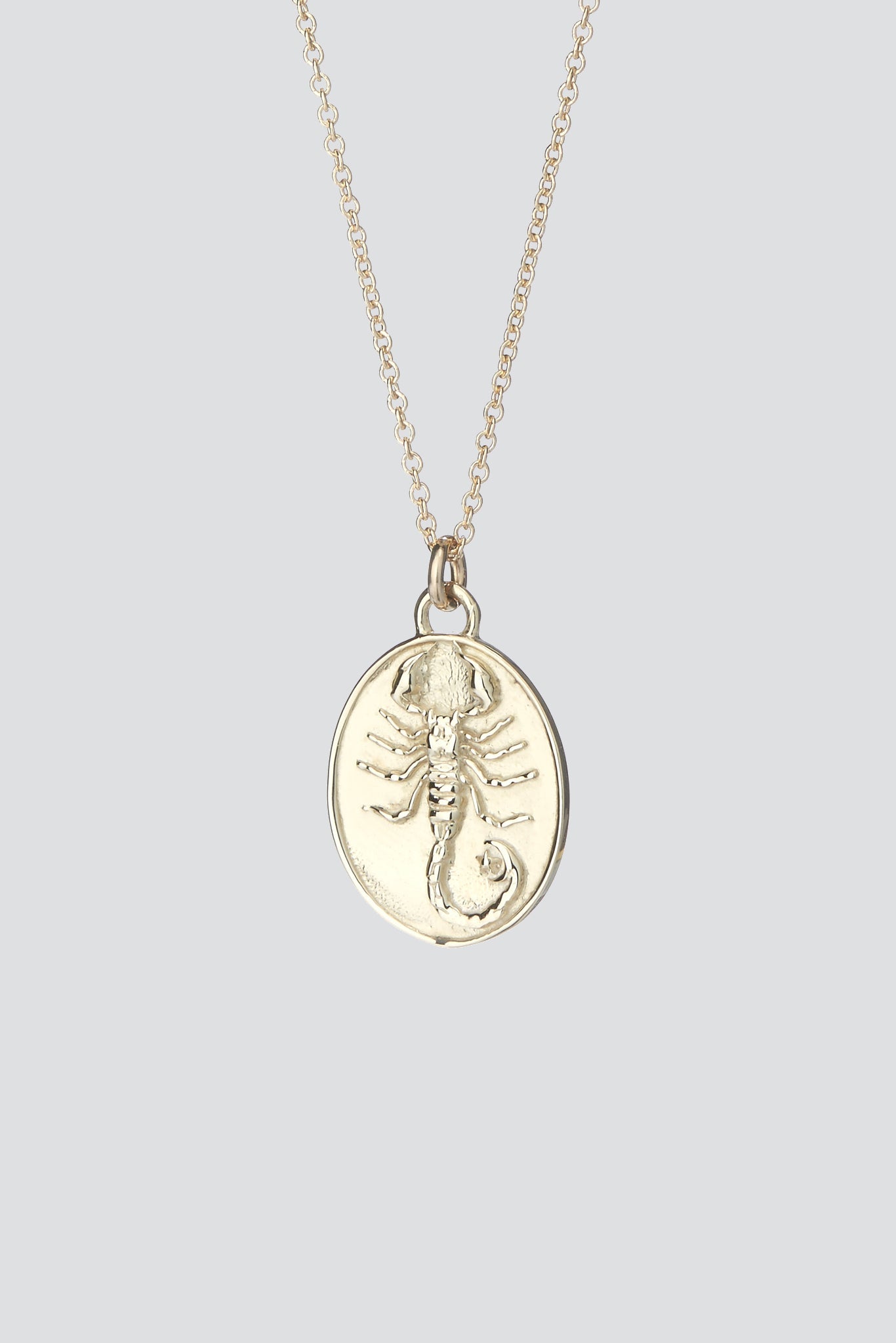 Gold Scorpio Necklace