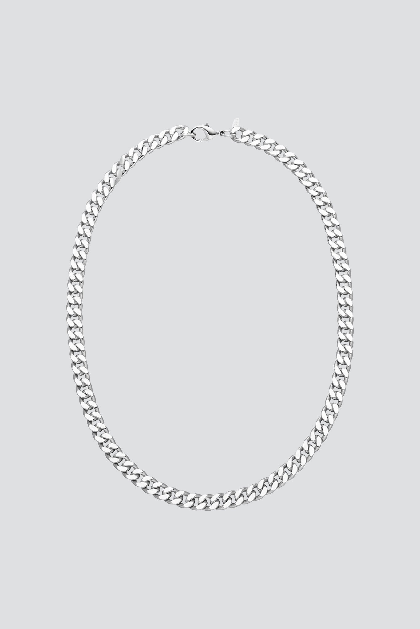 Silver Big Curb Necklace