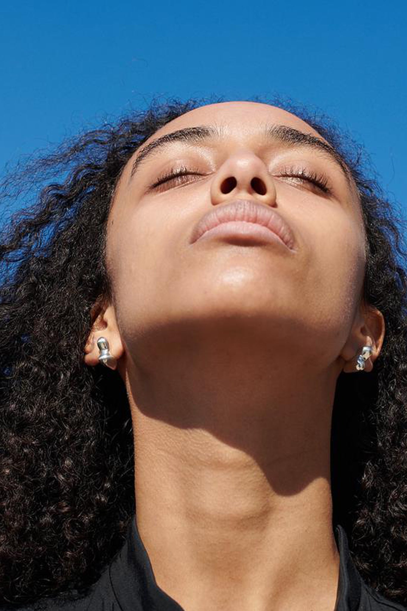 Sterling Silver Small Bubble Hoops