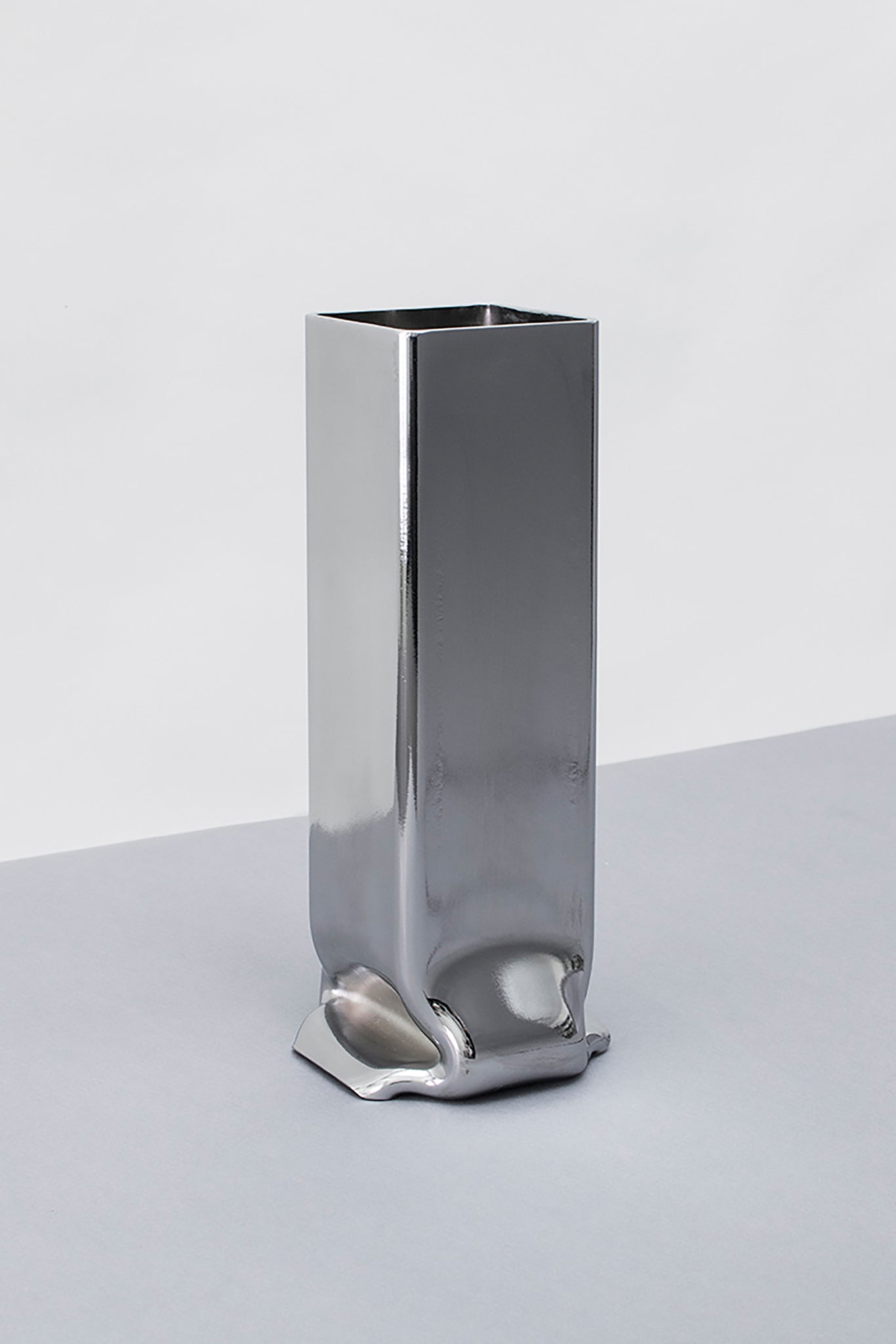 Square Chrome Pressure Vase