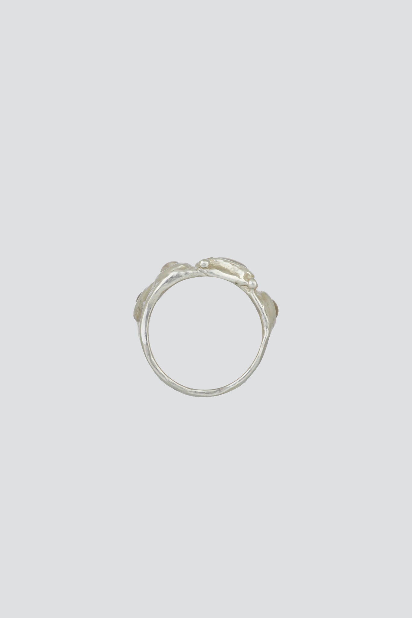 Sterling Silver Suede Ring