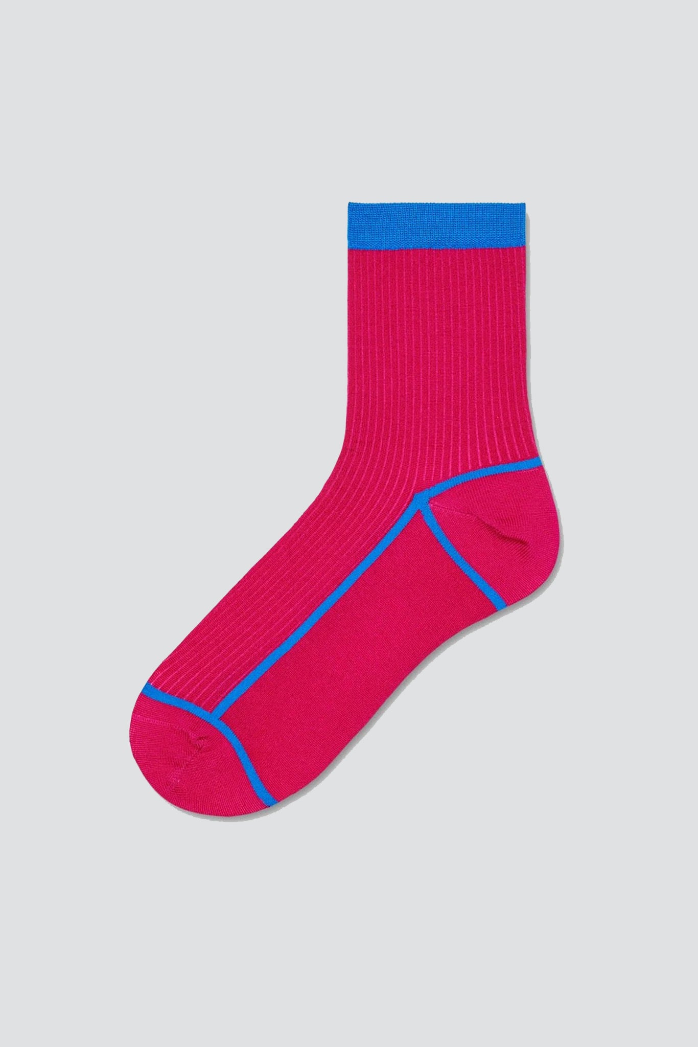 Lily Ankle Sock - Hot Pink