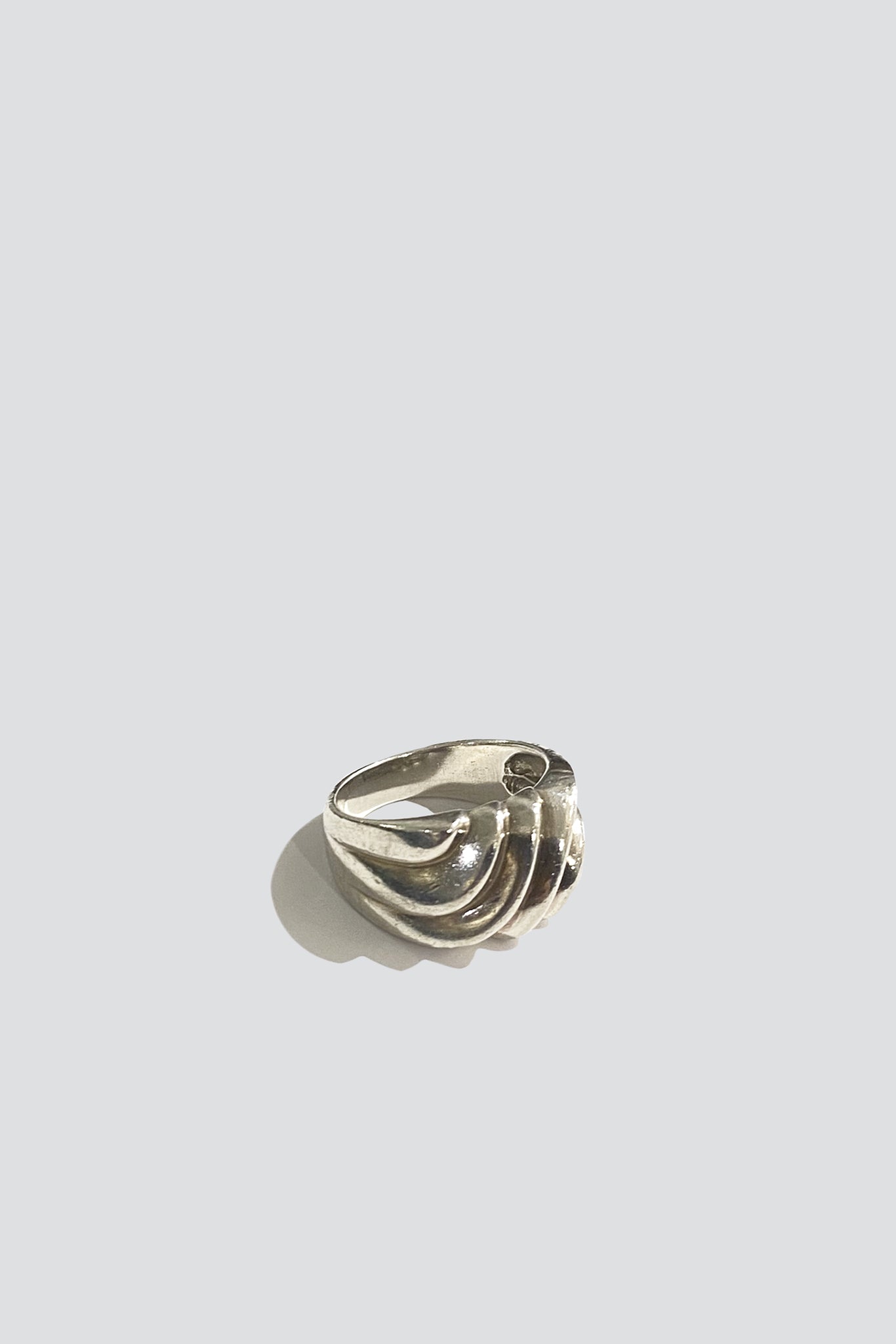 Sterling Silver Wave Rib Ring