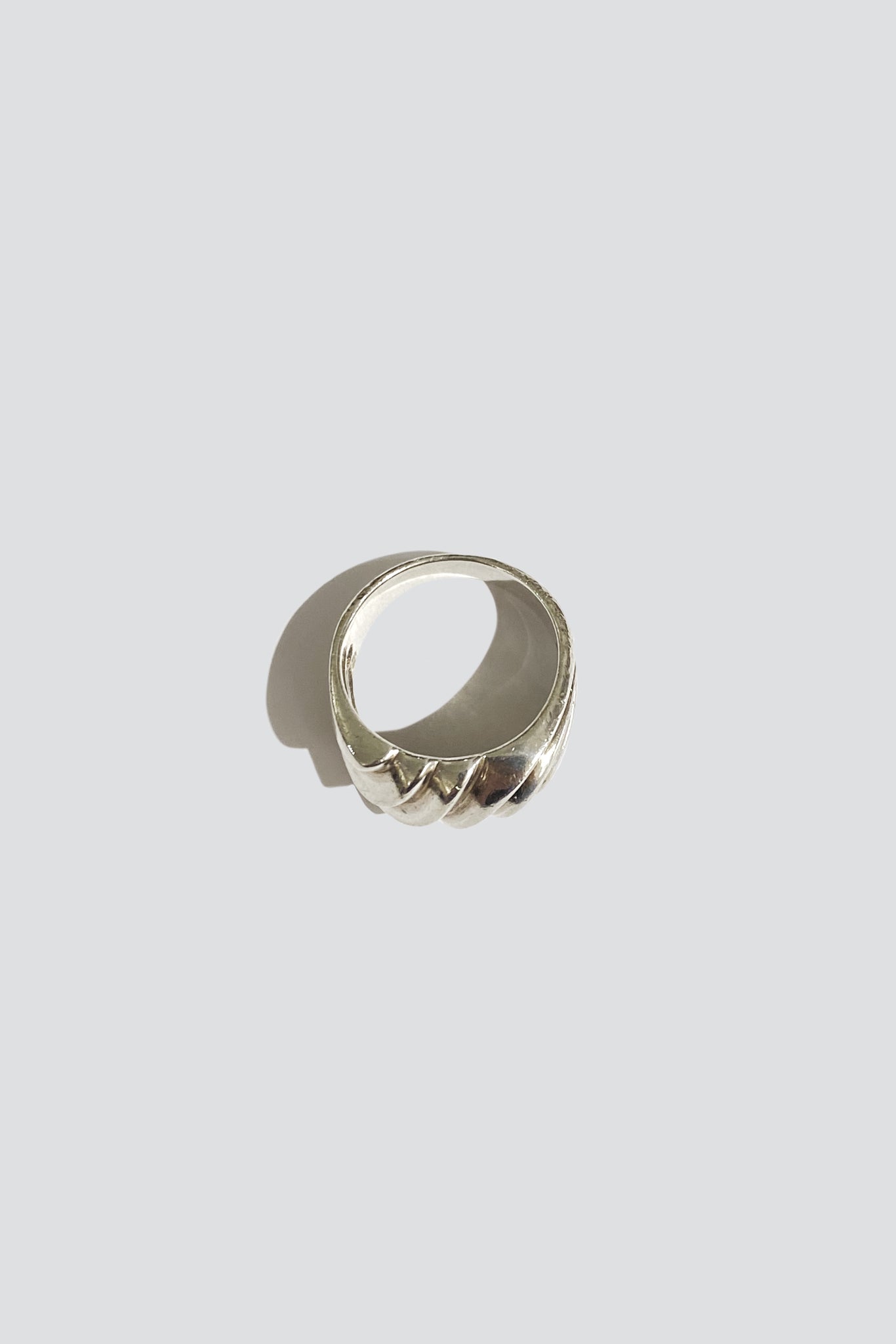 Sterling Silver Wave Rib Ring